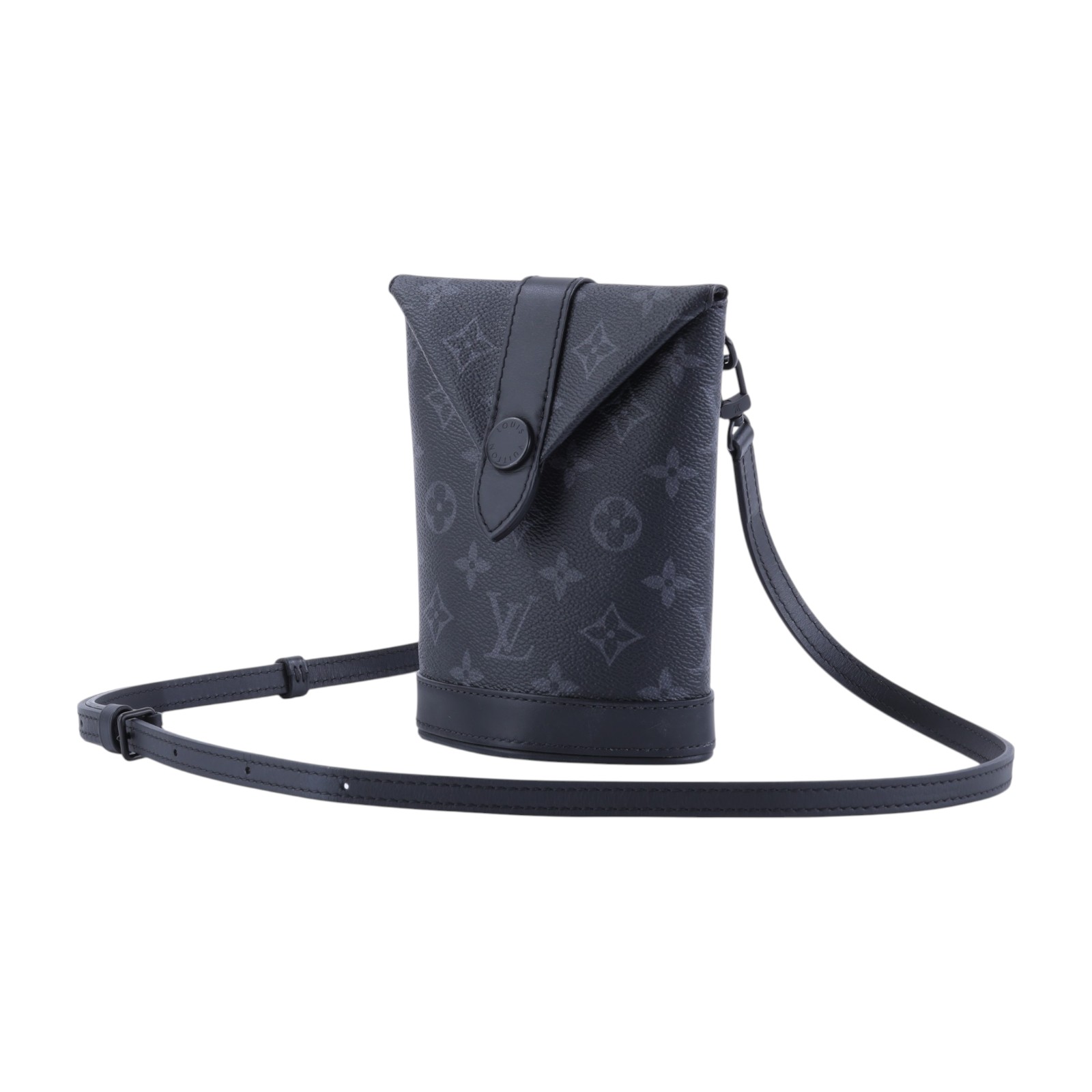 路易威登 LOUIS VUITTON Envelope Pouch 隨身包 M11613 晶片款 黑原花Envelope Pouch 原廠盒子/防塵袋/背帶