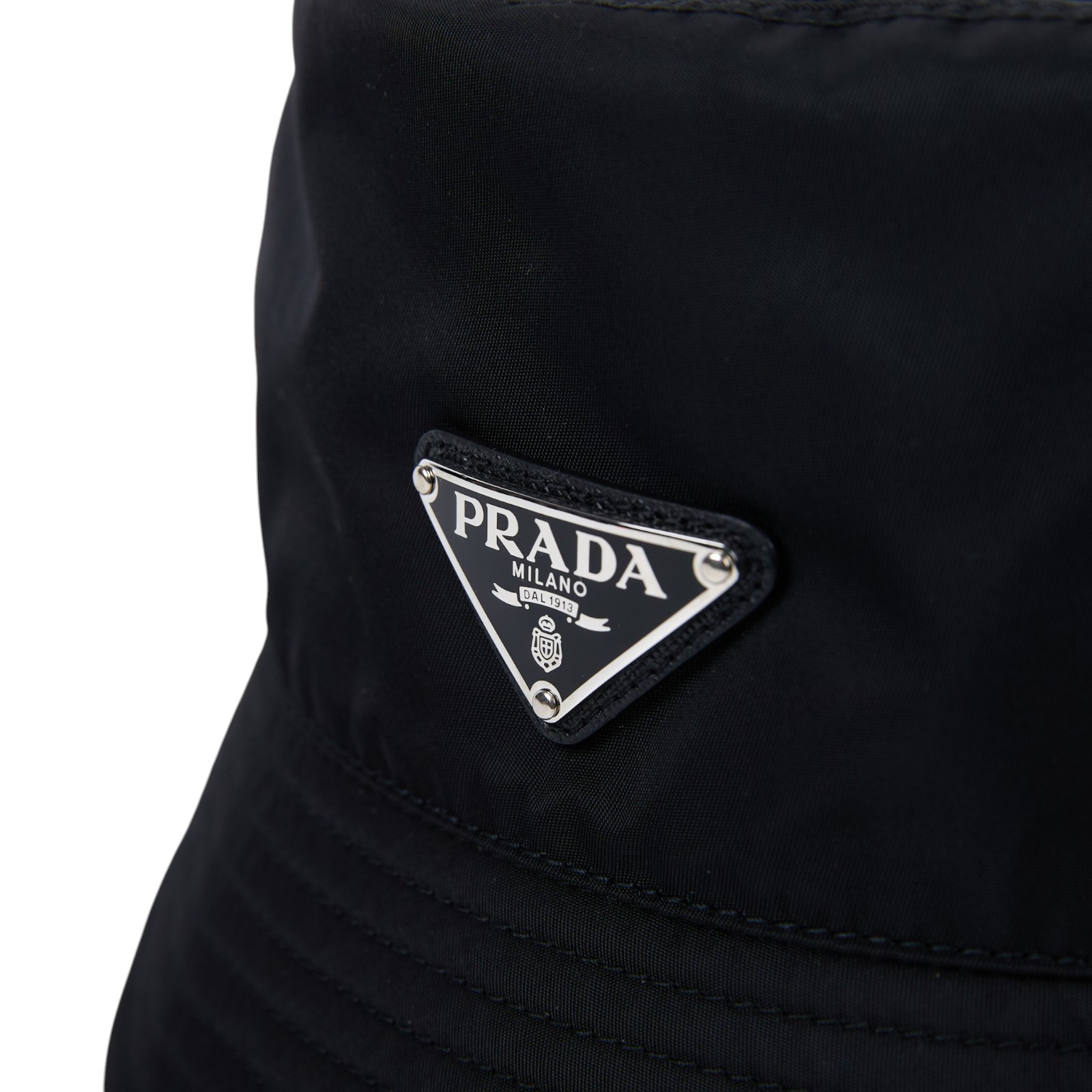 普拉達 PRADA Re-Nylon 漁夫帽 2HC137_2DMI_XXL 黑尼龍漁夫帽 防塵袋
