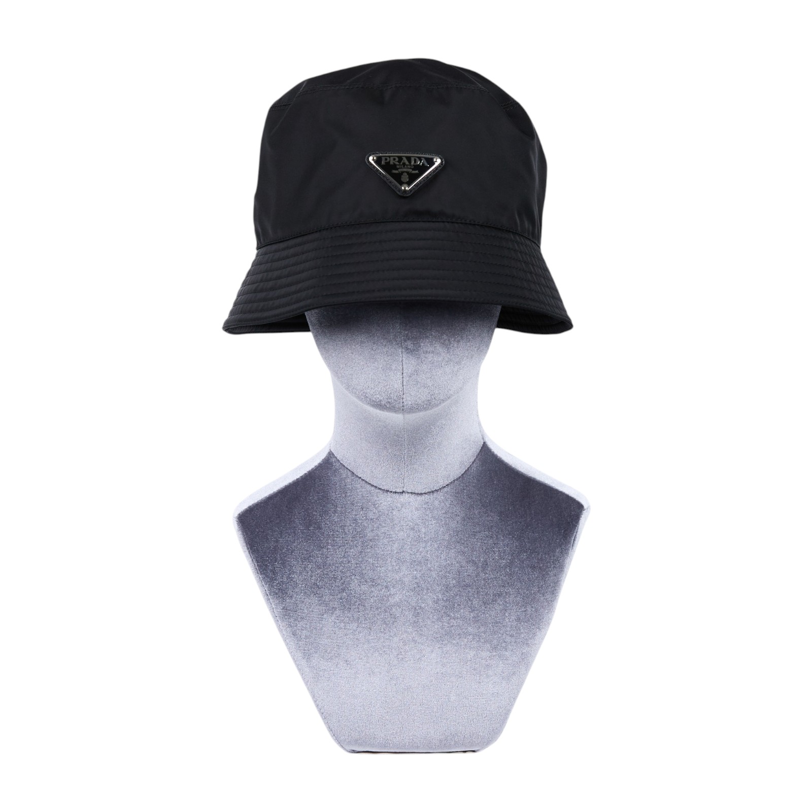 普拉達 PRADA Re-Nylon 漁夫帽 2HC137_2DMI_XXL 黑尼龍漁夫帽 防塵袋