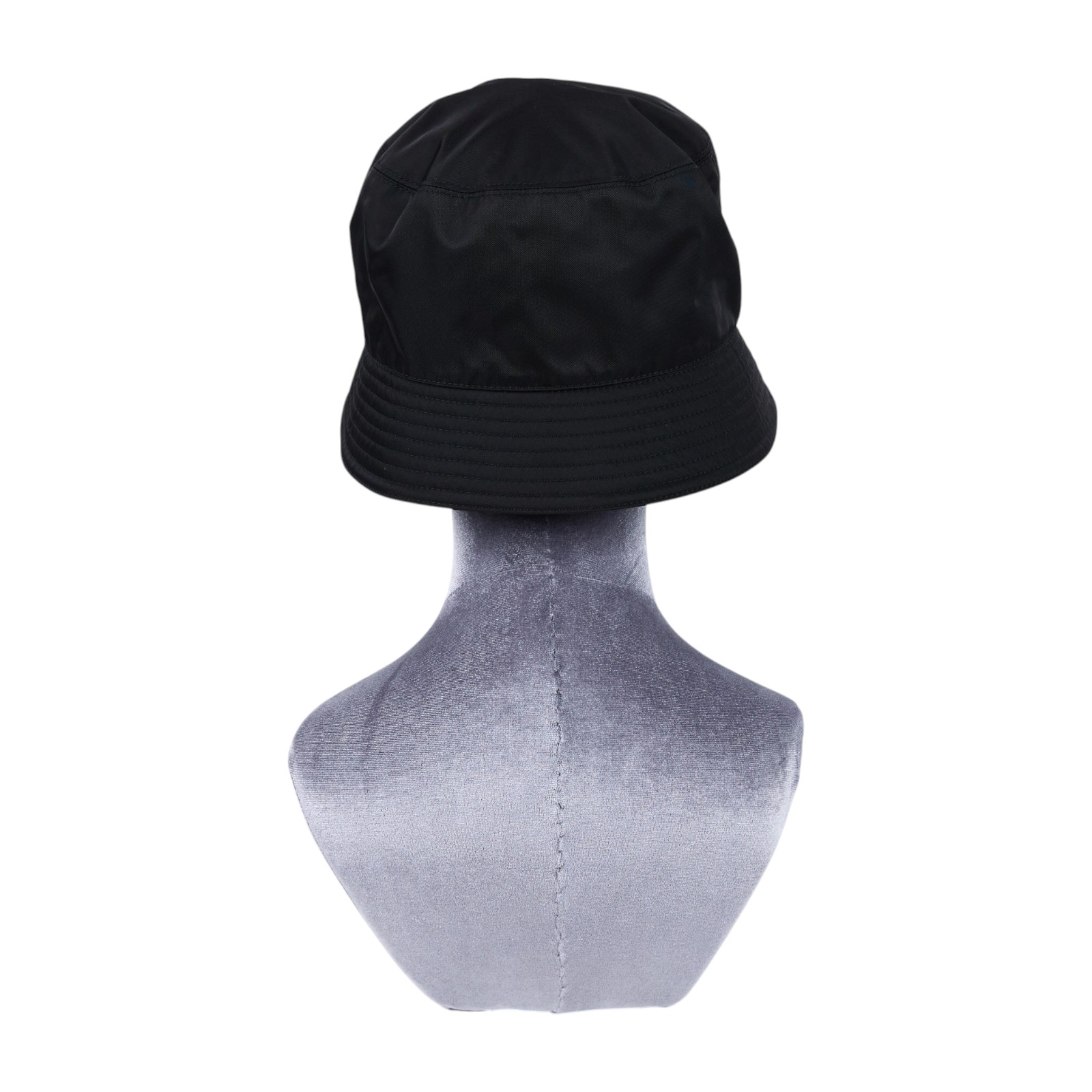 普拉達 PRADA Re-Nylon 漁夫帽 2HC137_2DMI_XXL 黑尼龍漁夫帽 防塵袋