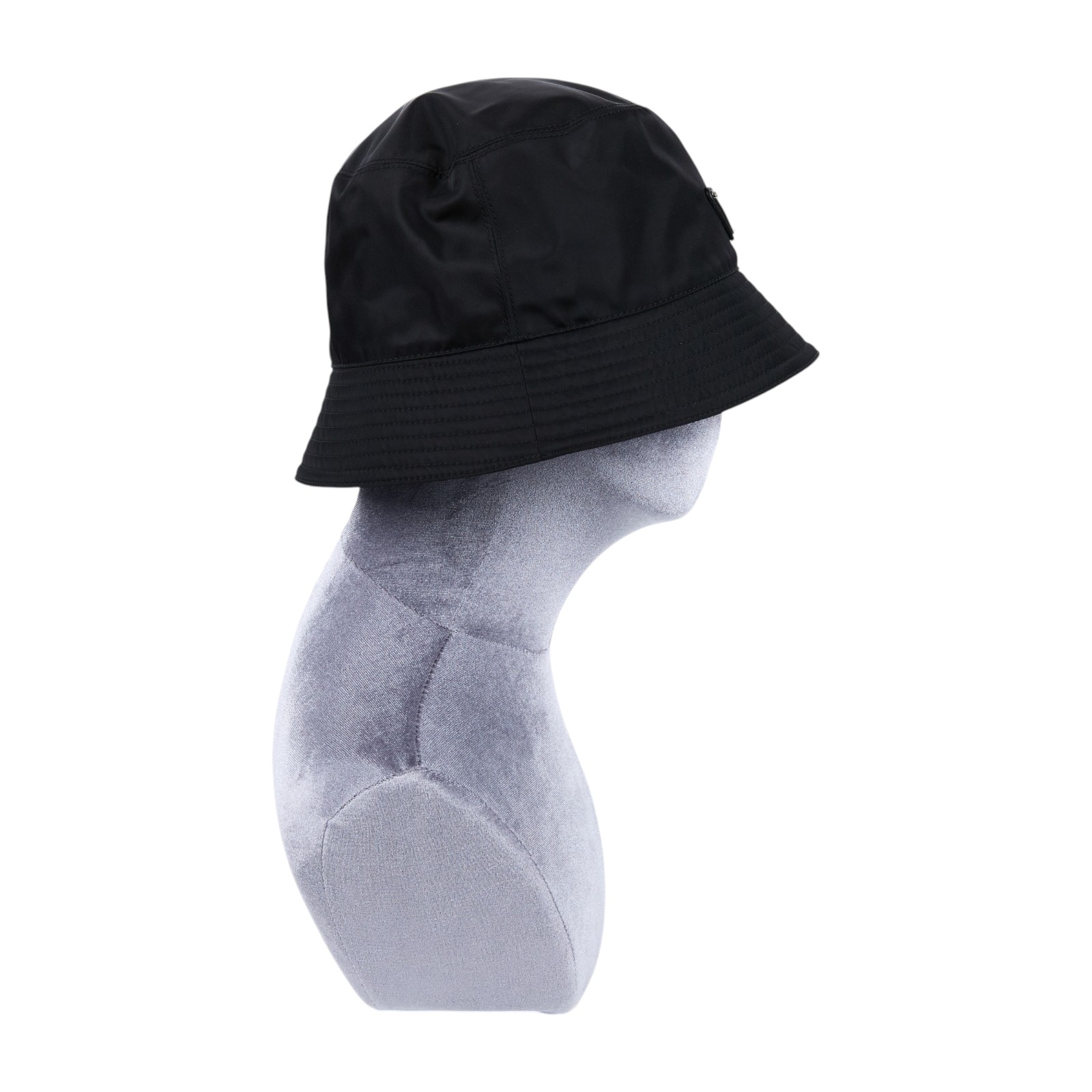 普拉達 PRADA Re-Nylon 漁夫帽 2HC137_2DMI_XXL 黑尼龍漁夫帽 防塵袋