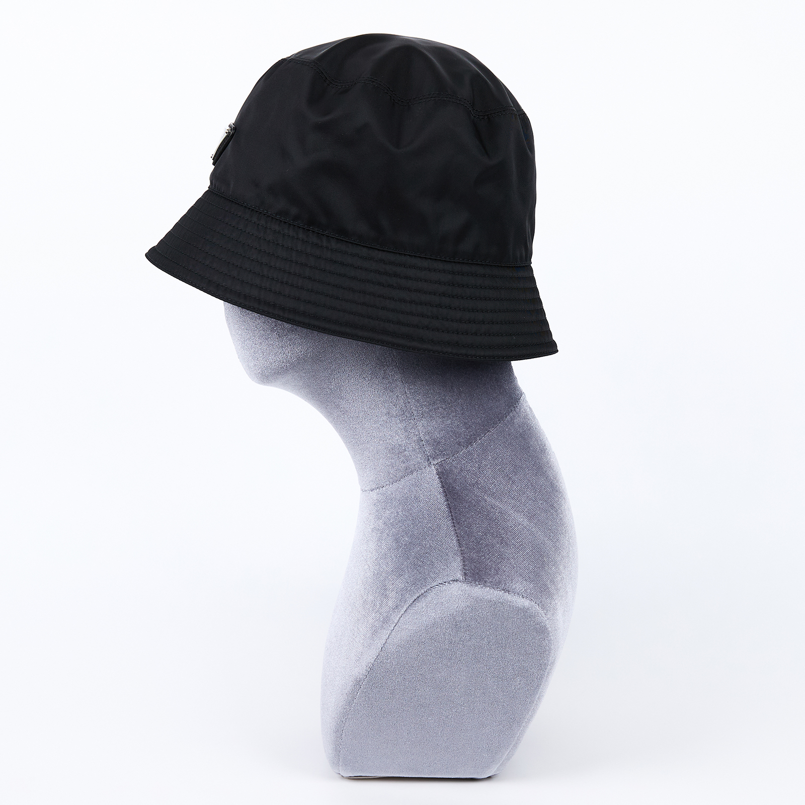 普拉達 PRADA Re-Nylon 漁夫帽 2HC137_2DMI_XXL 黑尼龍漁夫帽 防塵袋