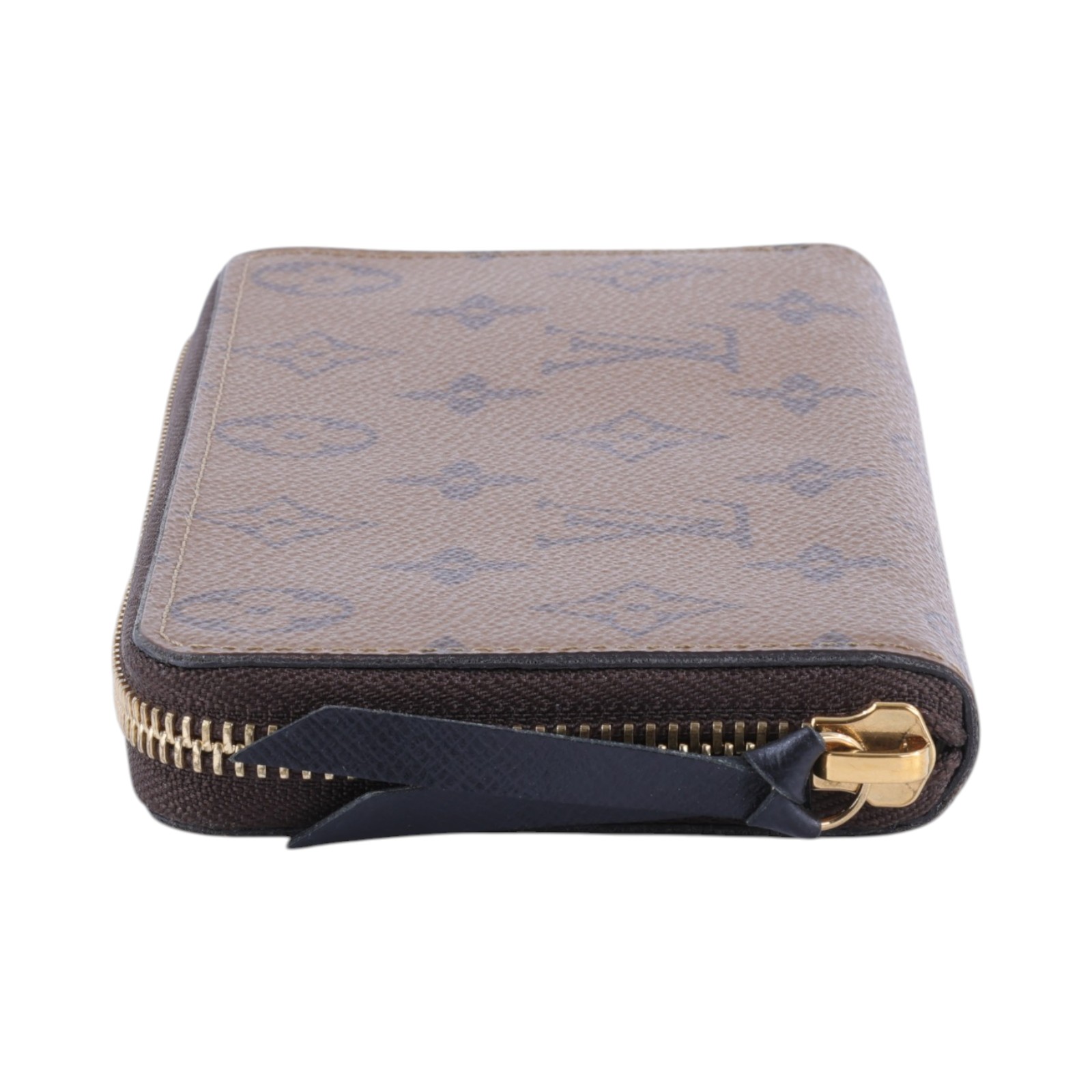 路易威登 LOUIS VUITTON Clémence 錢包 拉鍊 長夾 Monogram Reverse塗層帆布 M82336 晶片款  原廠盒子/防塵袋