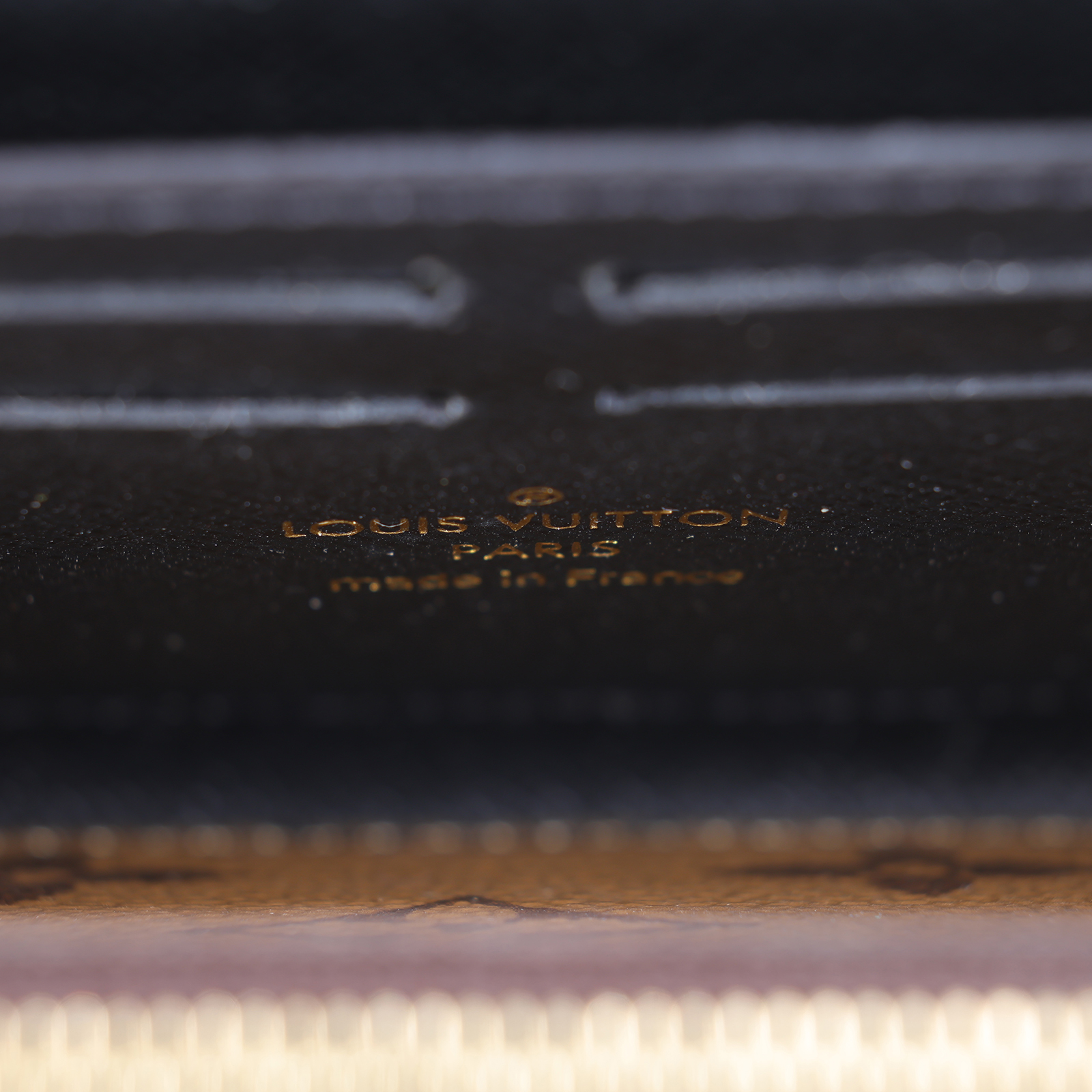 路易威登 LOUIS VUITTON Clémence 錢包 拉鍊 長夾 Monogram Reverse塗層帆布 M82336 晶片款  原廠盒子/防塵袋