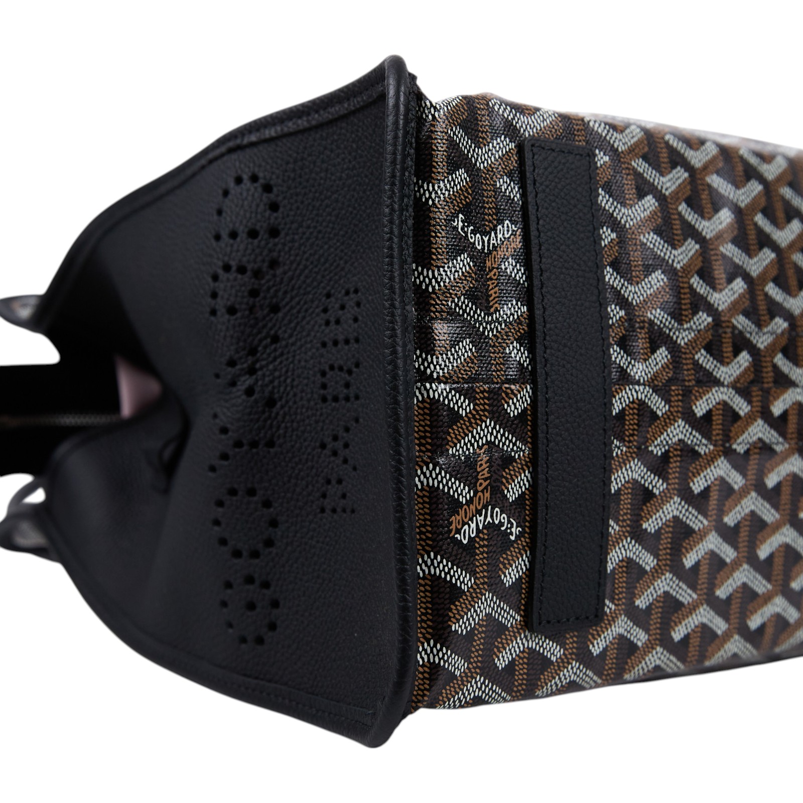 高雅德 GOYARD Sac Hardy PM 手提托特包 HARDY2PMLTY 黑HARDY TOTE PM 防塵袋/內袋/購買證明影本