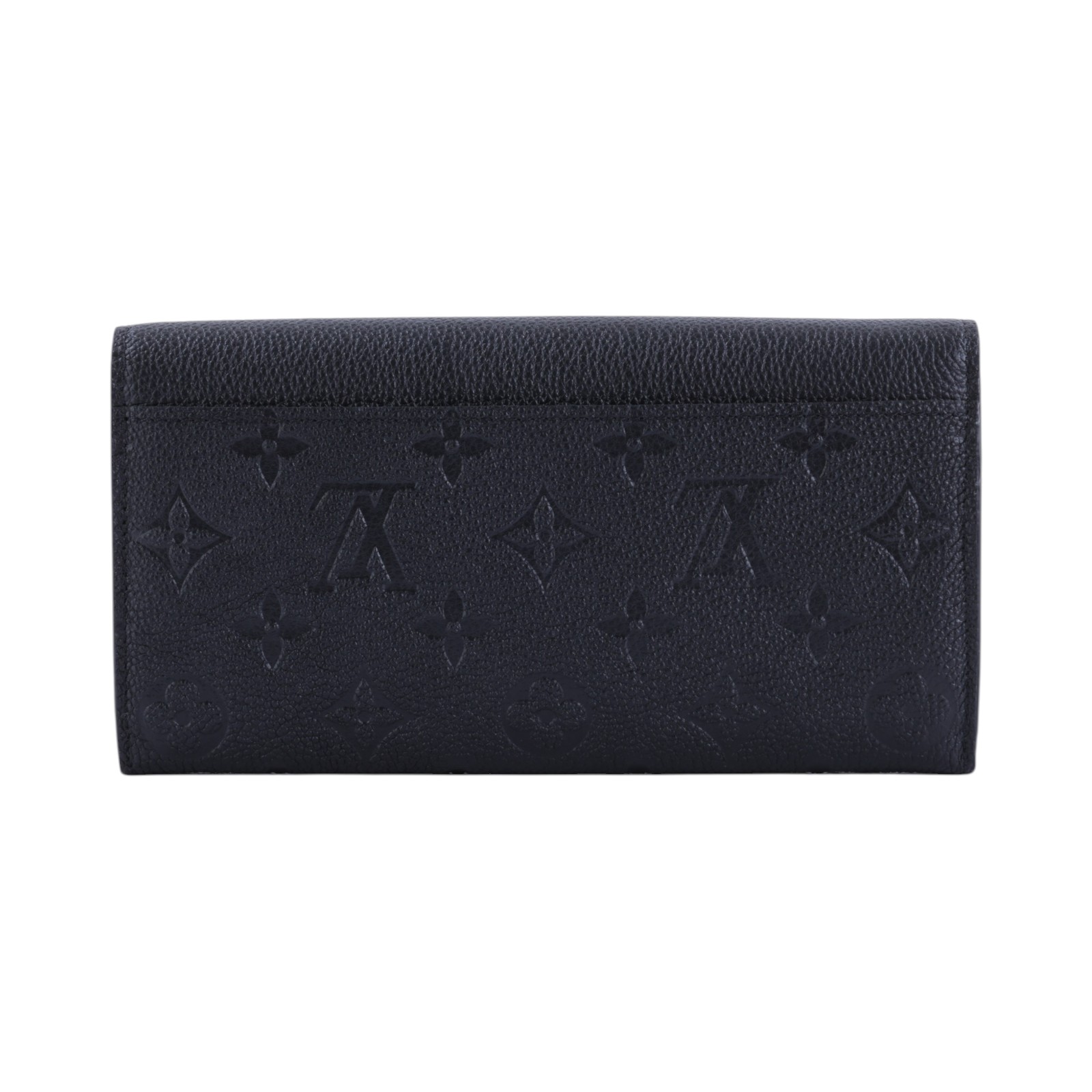 路易威登 LOUIS VUITTON Sarah 多功能 長夾 M61182 晶片款 黑壓紋SARAH長夾 原廠盒子/防塵袋