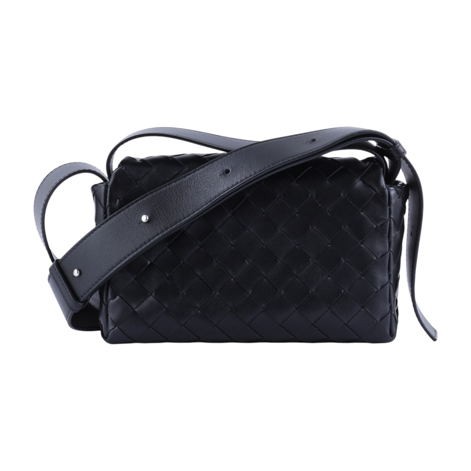 寶緹嘉 BOTTEGA VENETA Intrecciato 翻蓋編織迷你包 857931V2HL0 晶片款  無附屬品