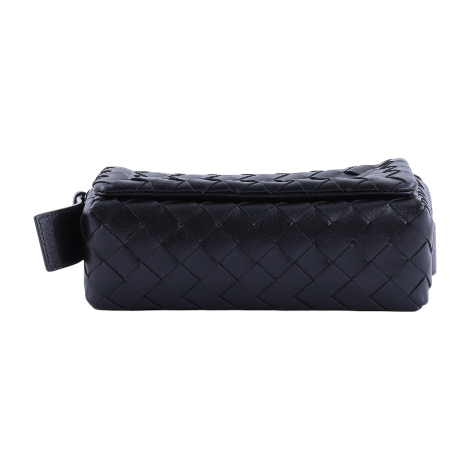 寶緹嘉 BOTTEGA VENETA Intrecciato 翻蓋編織迷你包 857931V2HL0 晶片款  無附屬品