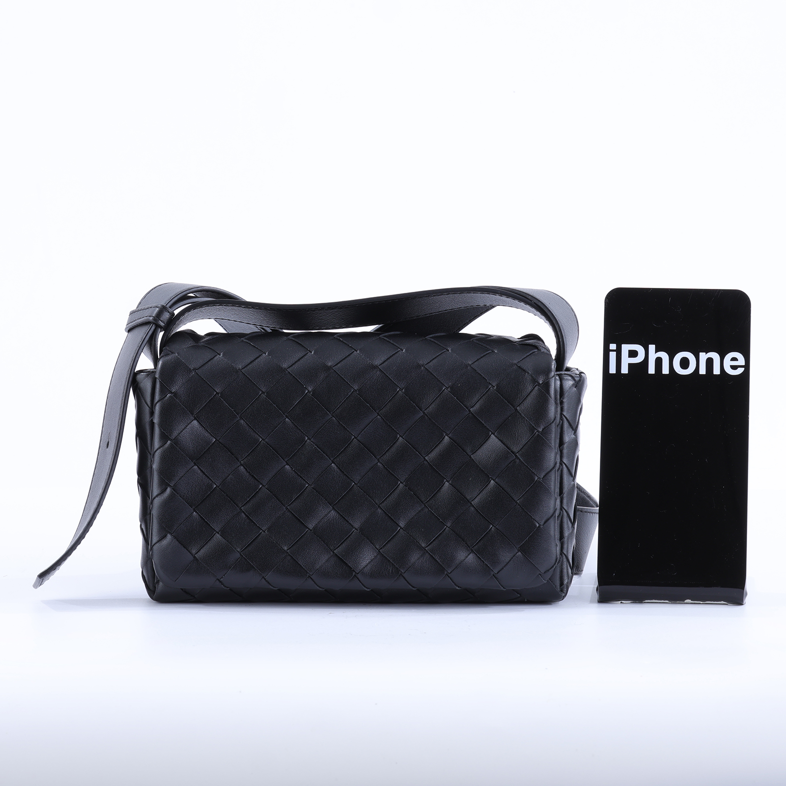 寶緹嘉 BOTTEGA VENETA Intrecciato 翻蓋編織迷你包 857931V2HL0 晶片款  無附屬品