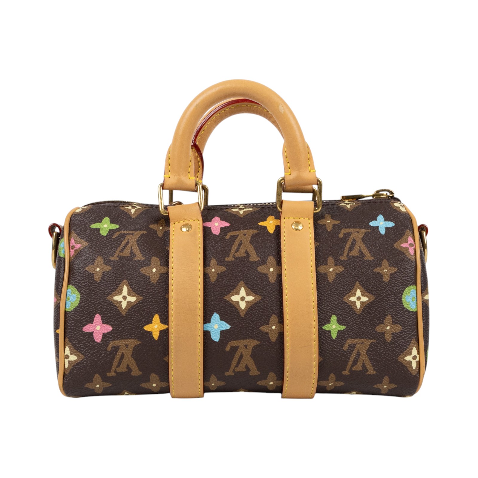 路易威登 LOUIS VUITTON Keepall Bandoulière 25 波士頓包 肩背包 斜背包 M24849 晶片款  背帶/吊牌