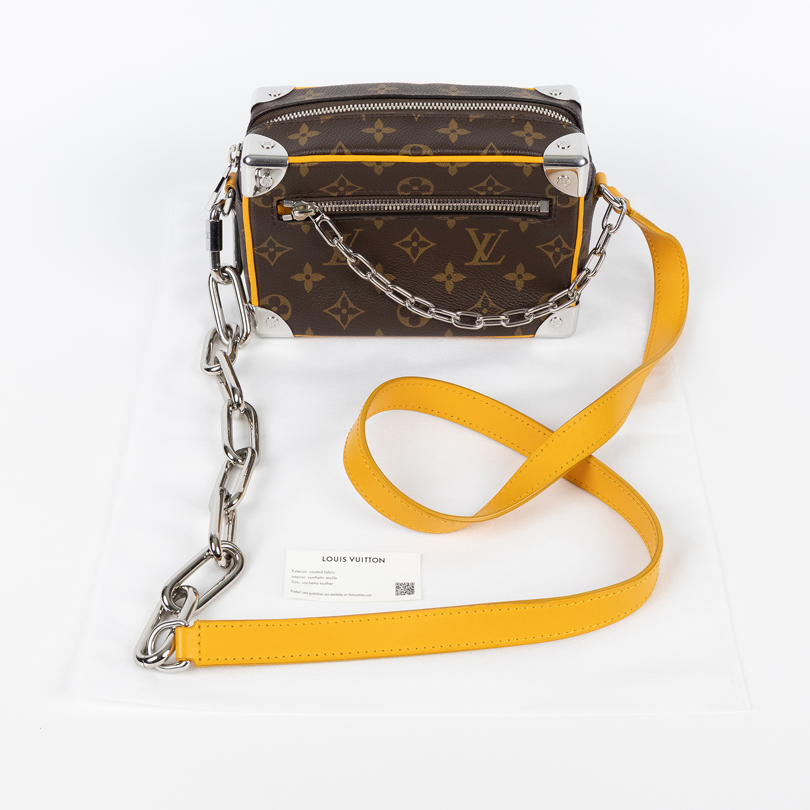 路易威登 LOUIS VUITTON Mini Soft Trunk 肩背包 斜背包 M12767 晶片款  無附屬品