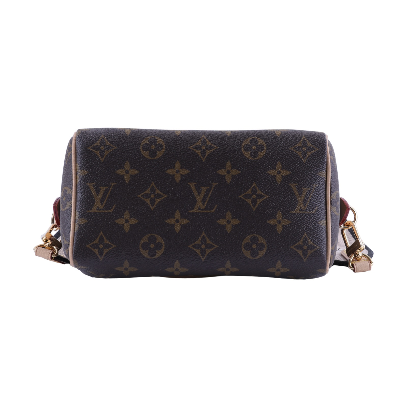 路易威登 LOUIS VUITTON Speedy Bandoulière 20 米色 帆布 手提 斜背 波士頓包 M46222 晶片款  防塵袋/鎖組/背帶