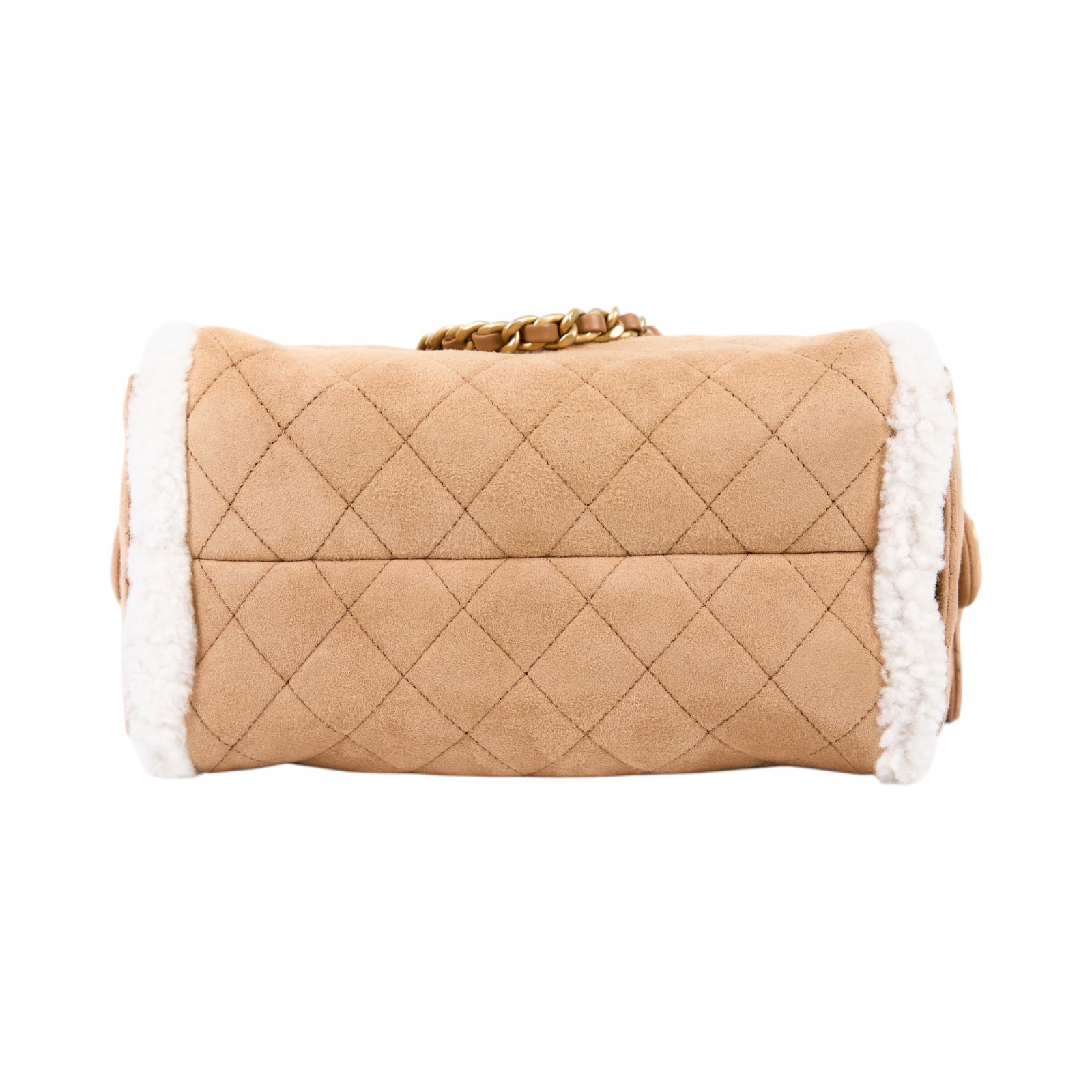 香奈兒 CHANEL 25 小型包 AS5293 B22309 晶片款 卡其麂皮25包 小號 防塵袋
