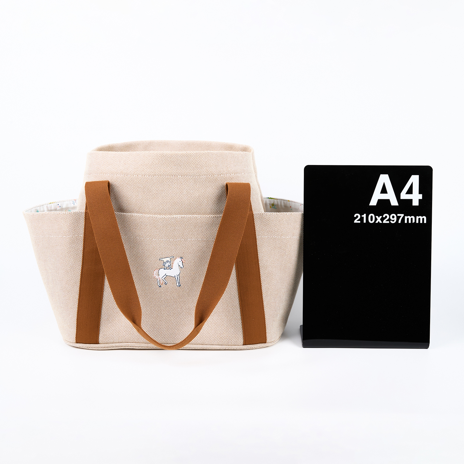 愛馬仕 Hermes Cabriole 尿布袋 H帆布 棉質 珍珠灰 H104481Mv01 H104481M 01 棕Cabriole 媽媽包 內膽包/布墊