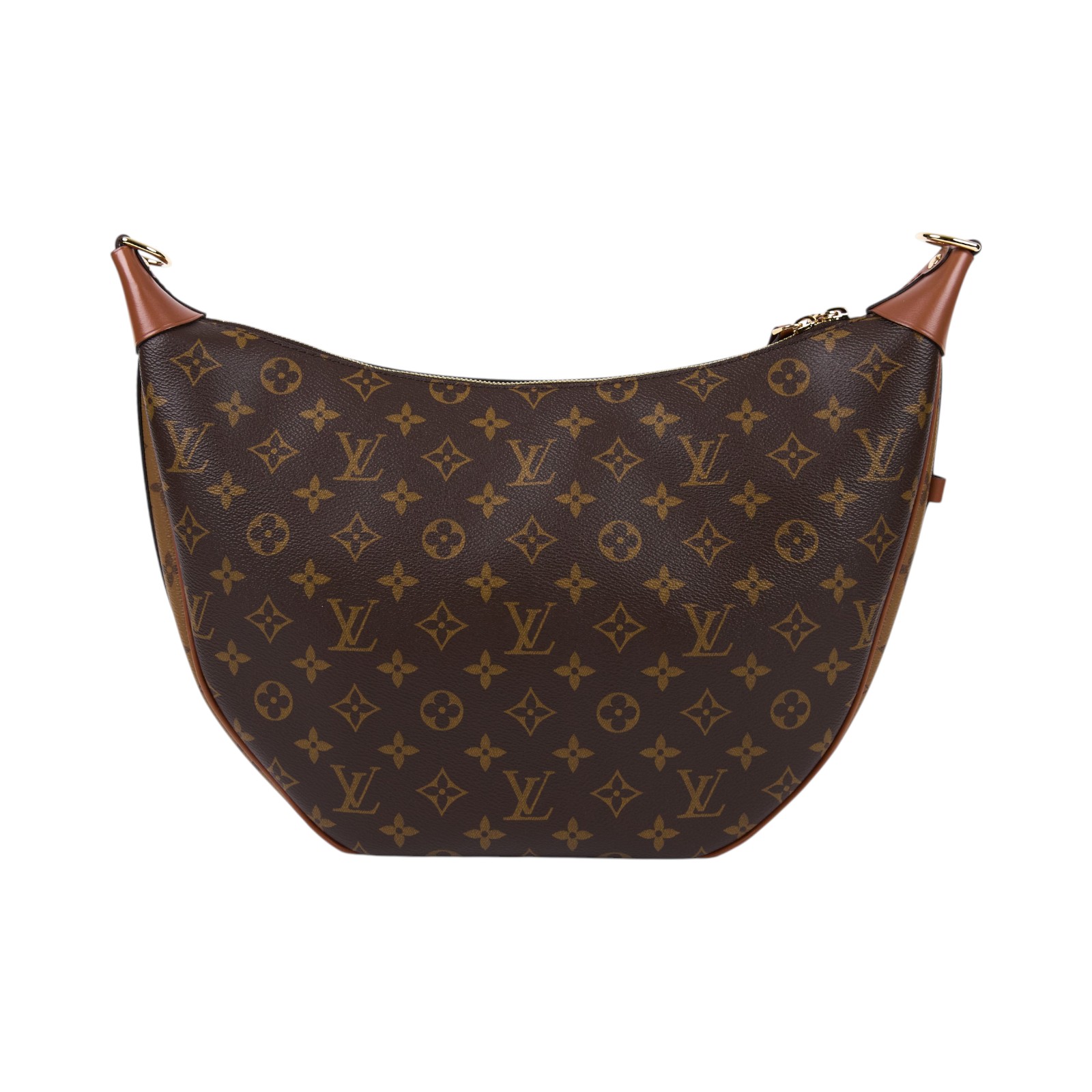 路易威登 LOUIS VUITTON Loop Hobo 經典帆布 半月包 單肩包 M46311 晶片款  防塵袋/內袋/背帶2/購買證明