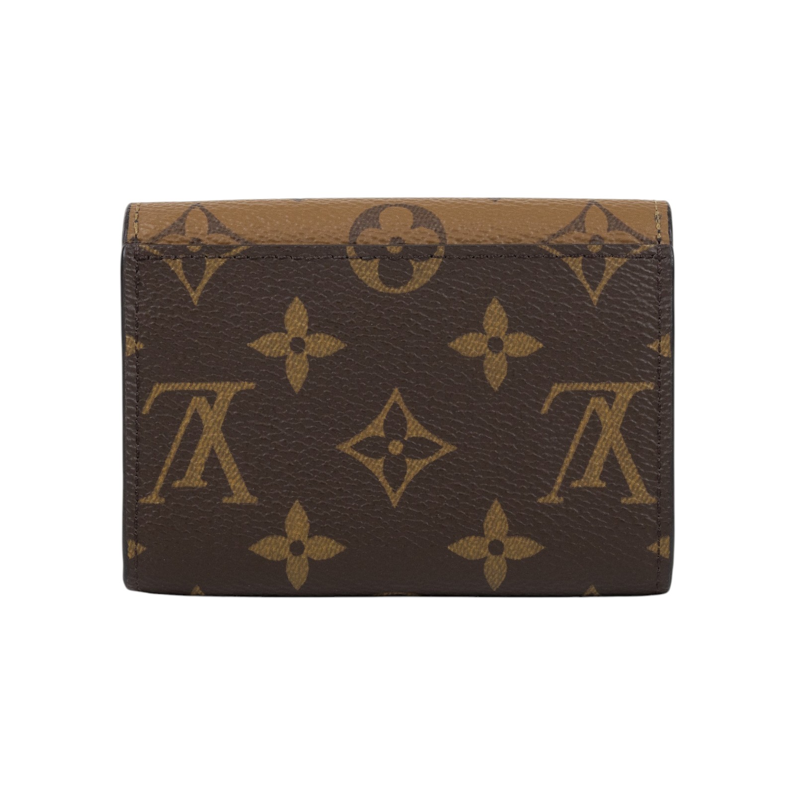 路易威登 LOUIS VUITTON Rosalie 零錢包 M82333 晶片款 原花雙色卡夾 無附屬品