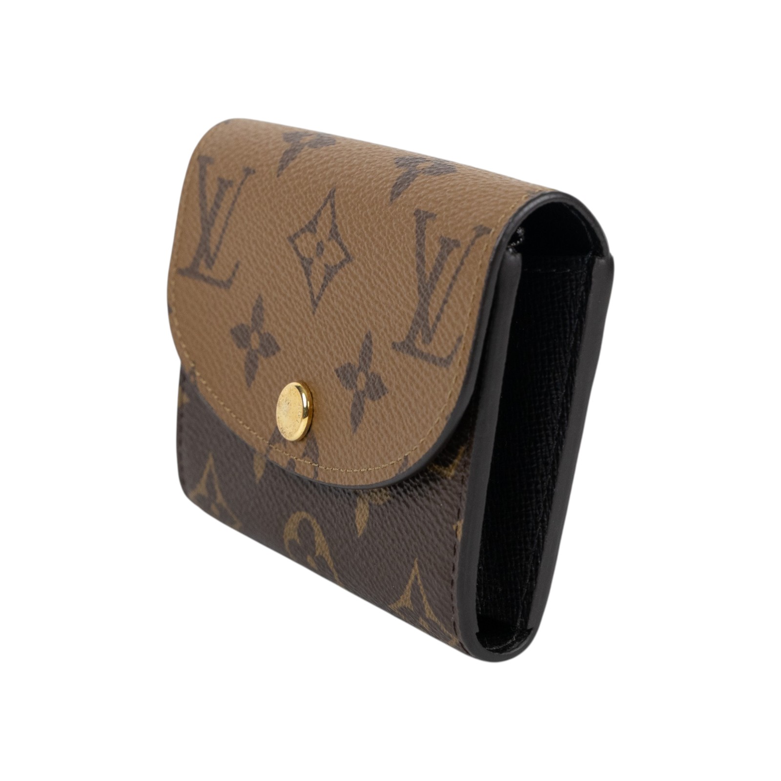 路易威登 LOUIS VUITTON Rosalie 零錢包 M82333 晶片款 原花雙色卡夾 無附屬品