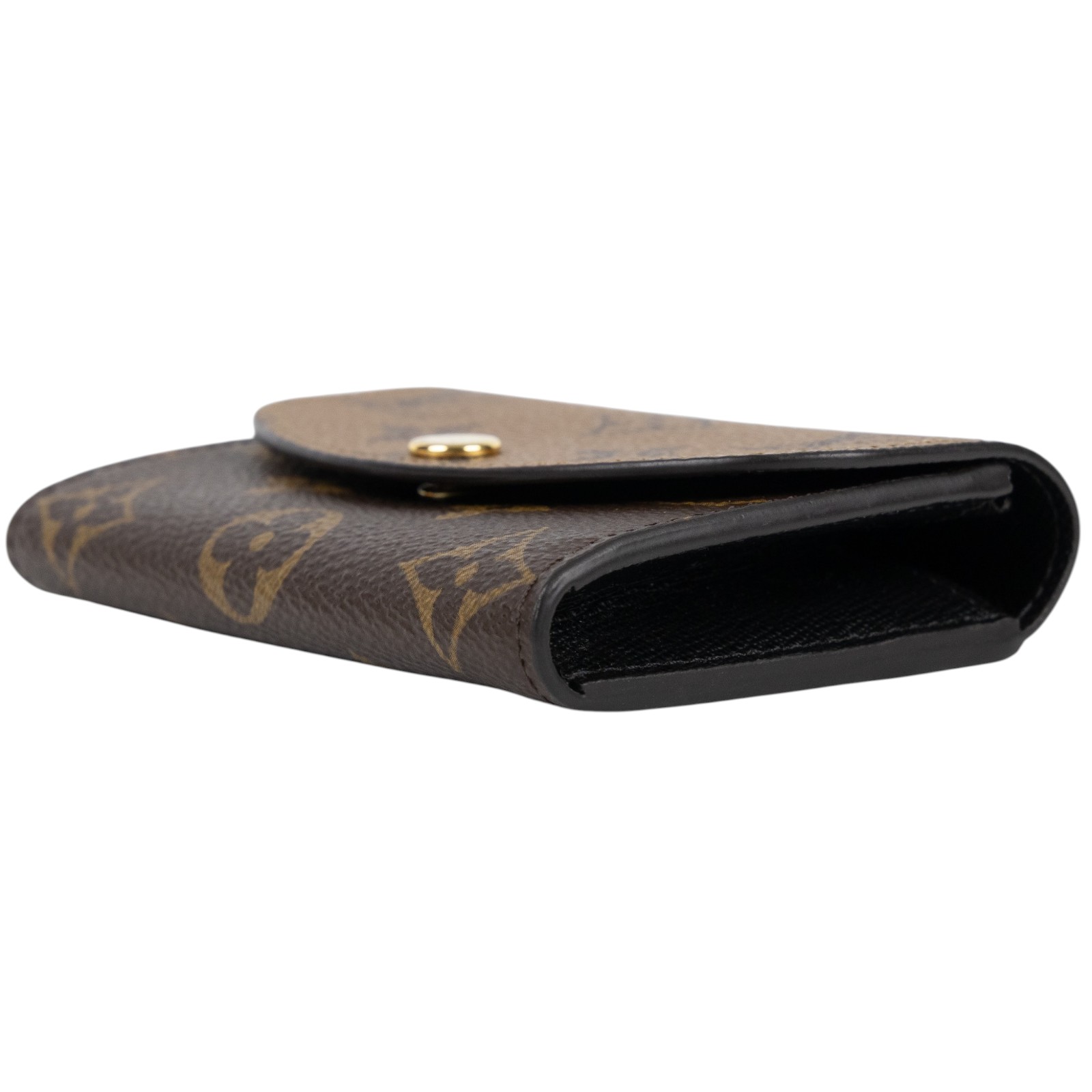 路易威登 LOUIS VUITTON Rosalie 零錢包 M82333 晶片款 原花雙色卡夾 無附屬品