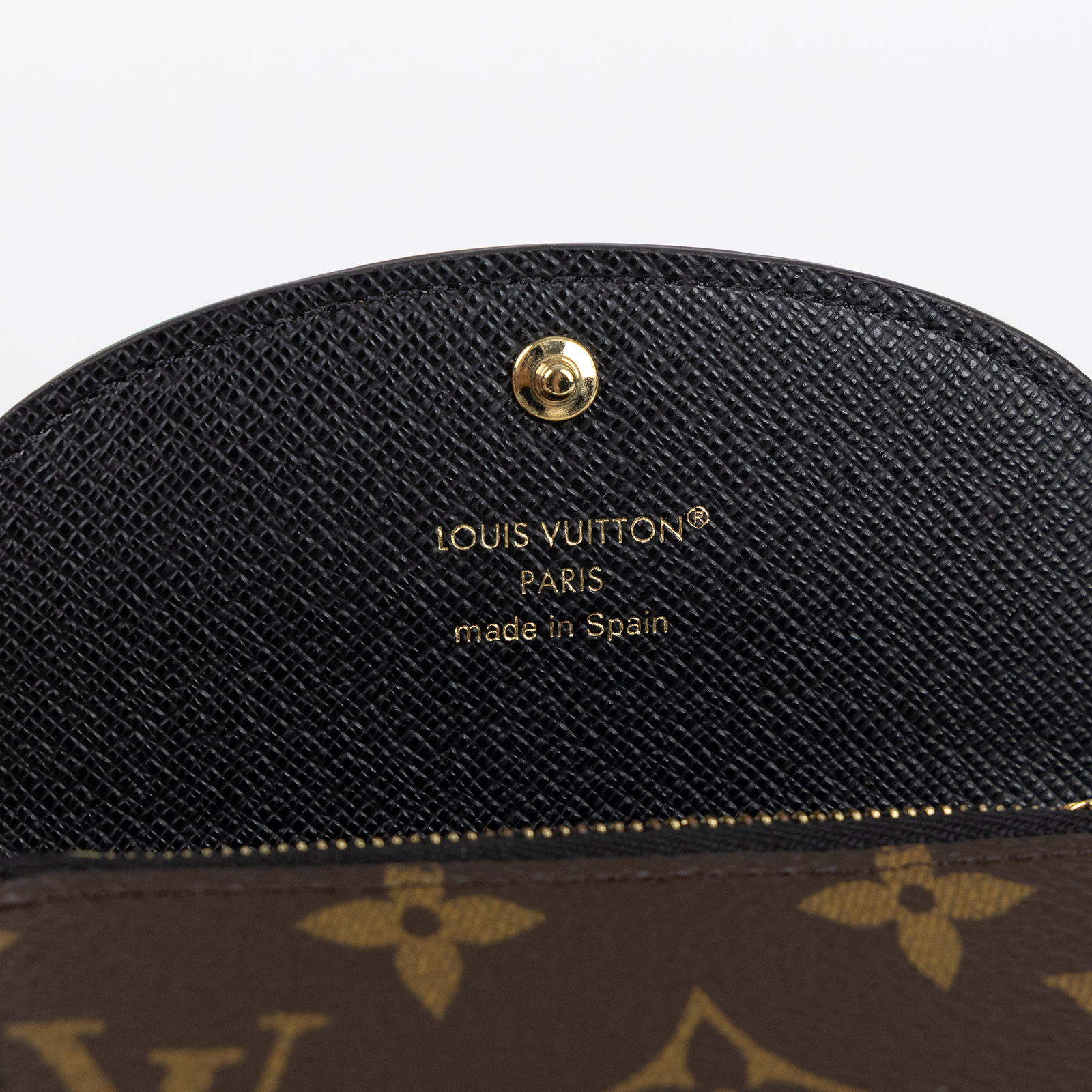 路易威登 LOUIS VUITTON Rosalie 零錢包 M82333 晶片款 原花雙色卡夾 無附屬品