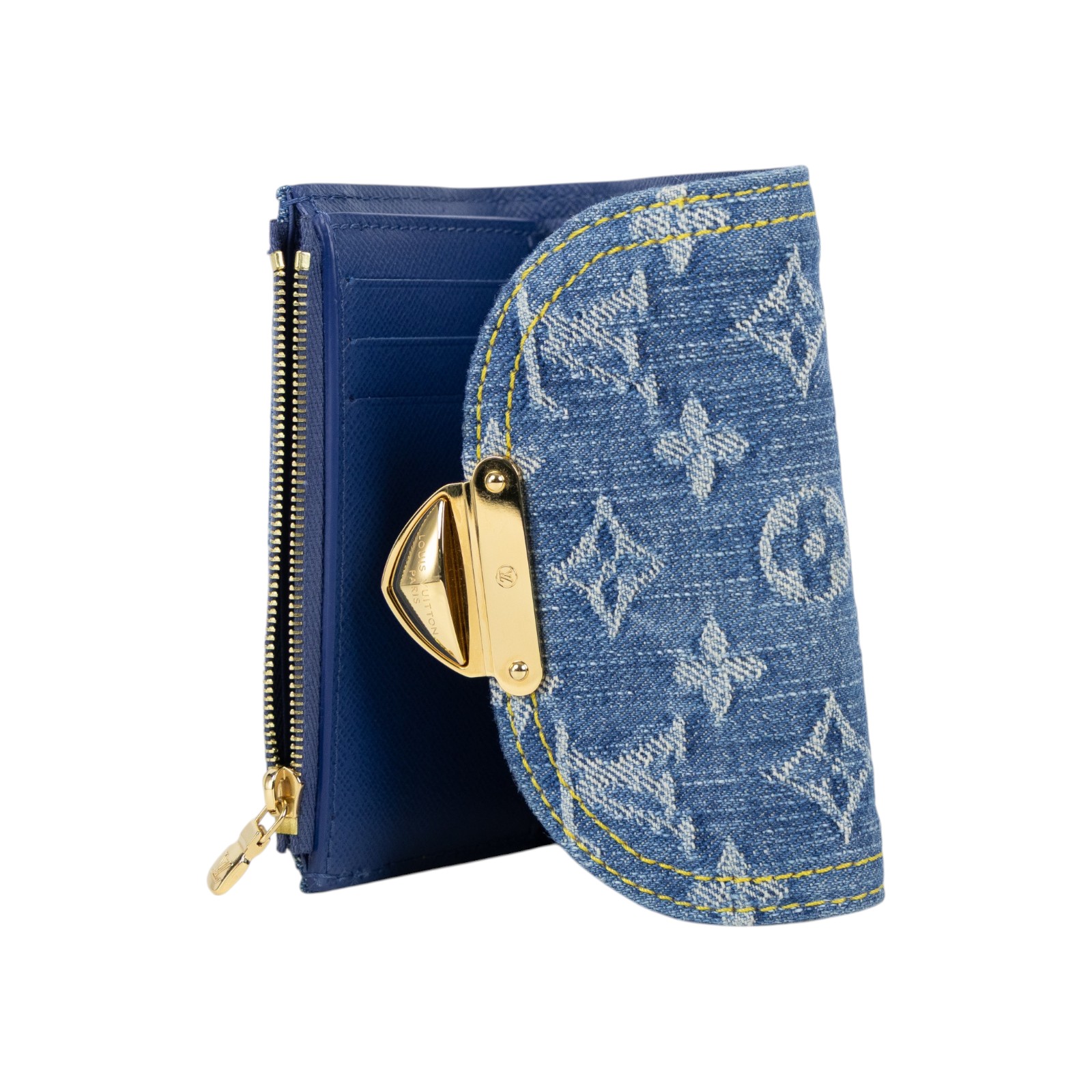 路易威登 LOUIS VUITTON Victorine 牛仔 錢包 M82959 晶片款  原廠盒子/防塵袋/購買證明