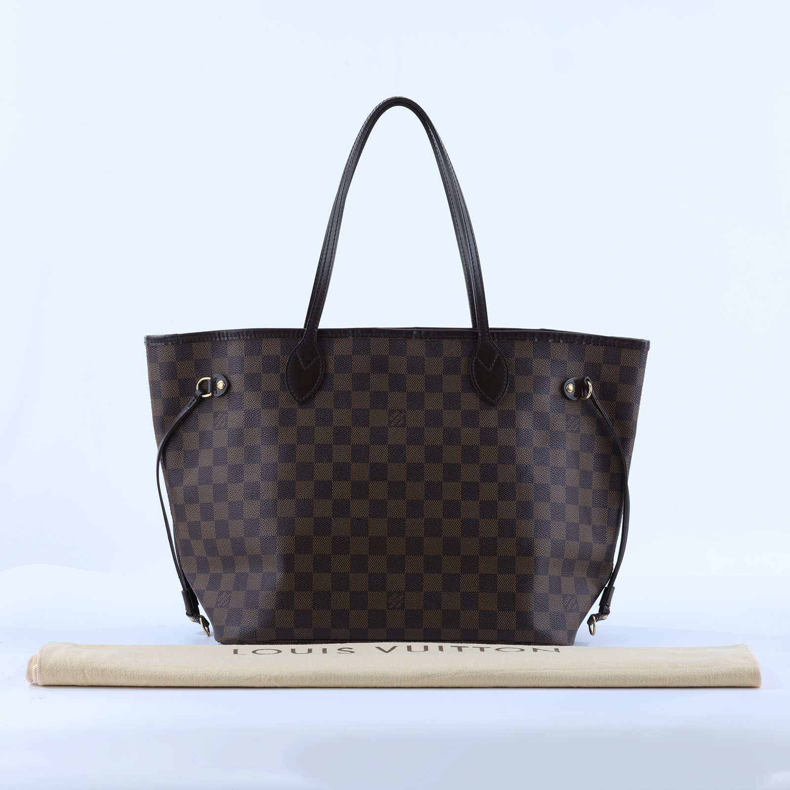 路易威登 LOUIS VUITTON 棕棋盤 Neverfull MM 托特包 N51105 棕棋盤格NEVERFULL MM 舊版 防塵袋