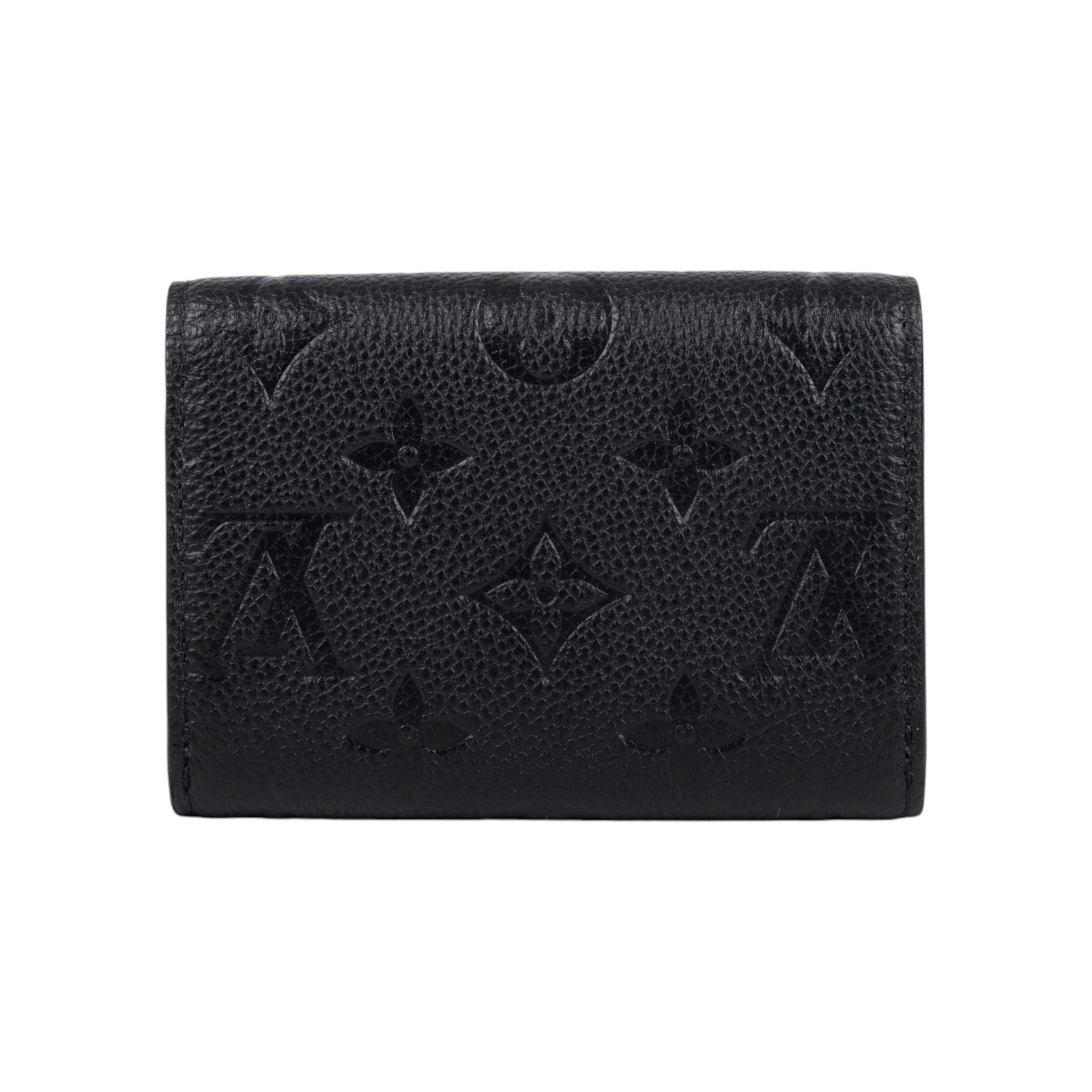 路易威登 LOUIS VUITTON Rosalie 零錢包 黑色 M81455 晶片款 黑原花壓紋Rosalie零錢包 原廠盒子/防塵袋