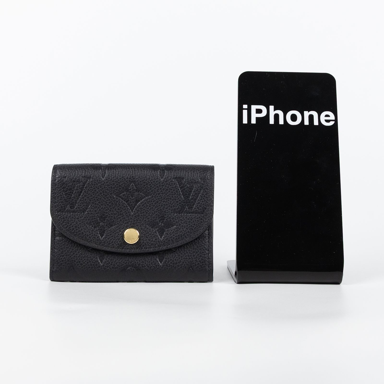 路易威登 LOUIS VUITTON Rosalie 零錢包 黑色 M81455 晶片款 黑原花壓紋Rosalie零錢包 原廠盒子/防塵袋