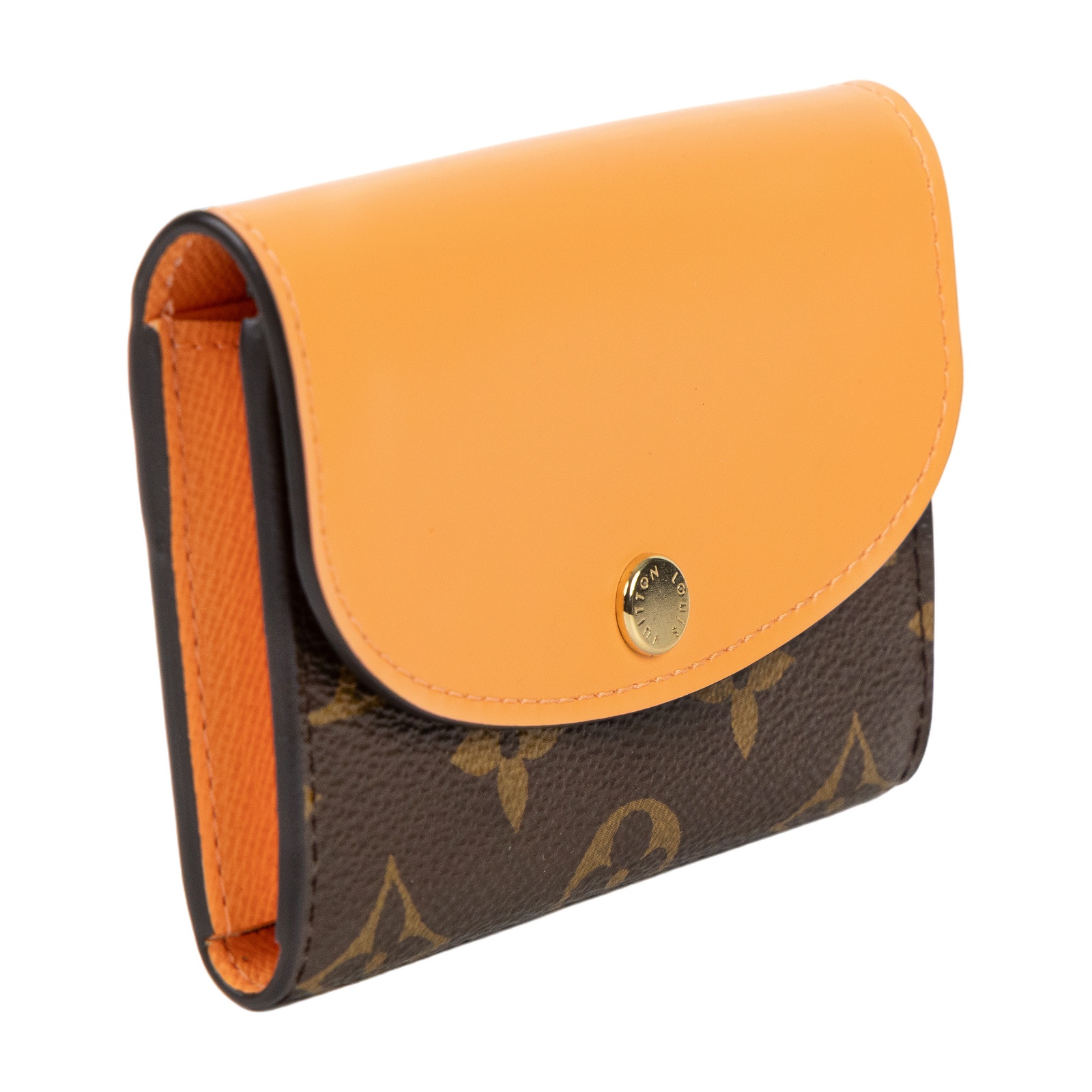 路易威登 LOUIS VUITTON Rosari 卡夾 零錢包 短夾 M83581 晶片款 杏桃Rosari卡夾 防塵袋/原廠盒子