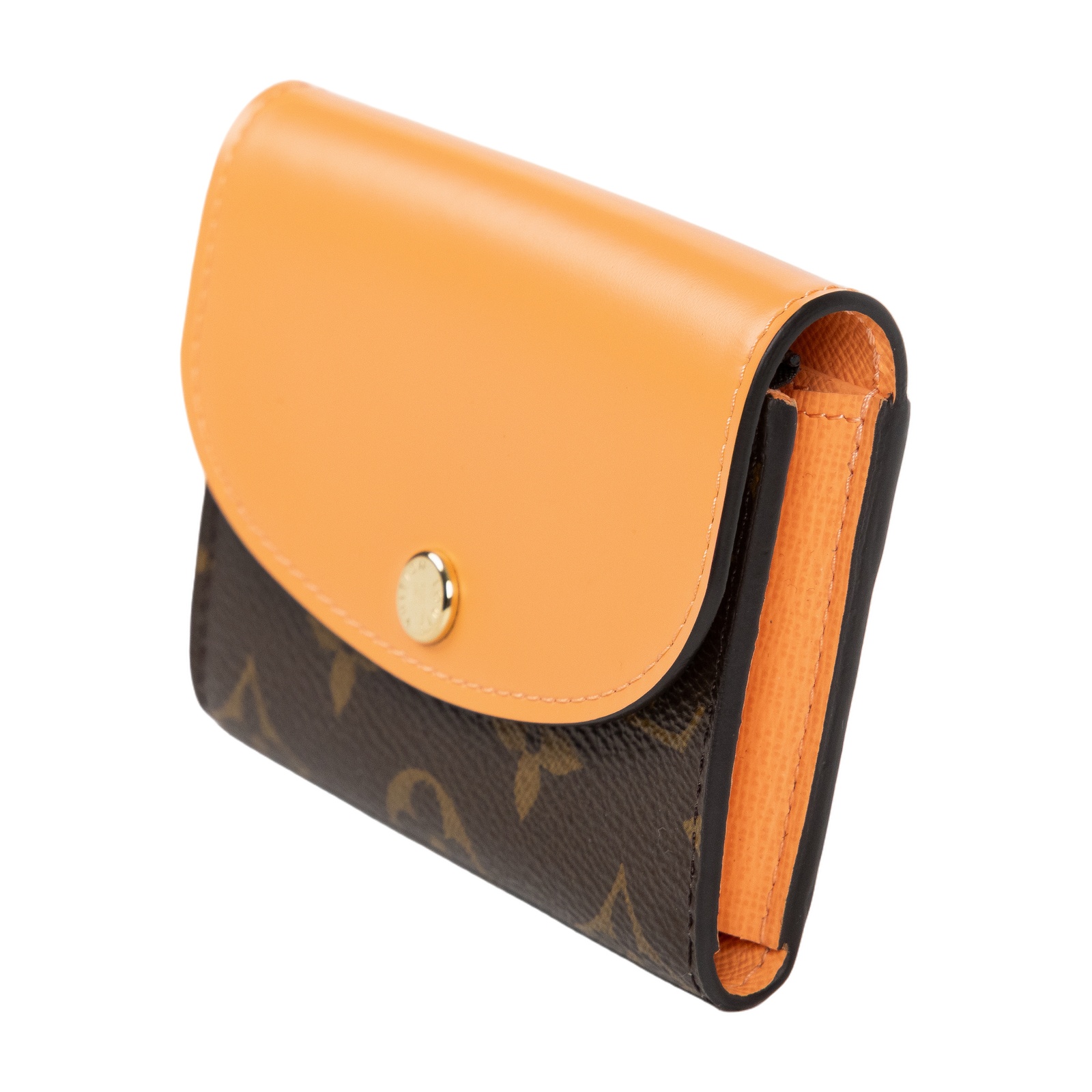 路易威登 LOUIS VUITTON Rosari 卡夾 零錢包 短夾 M83581 晶片款 杏桃Rosari卡夾 防塵袋/原廠盒子