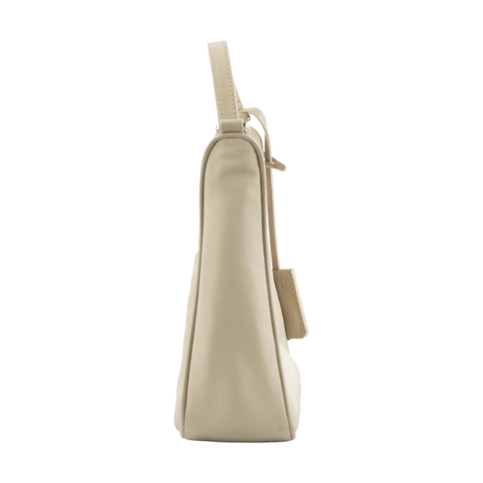 普拉達 PRADA Prada Re-Edition 環保尼龍 迷你袋 1NE204 奶茶RE-EDITION 2005腋下包 無附屬品