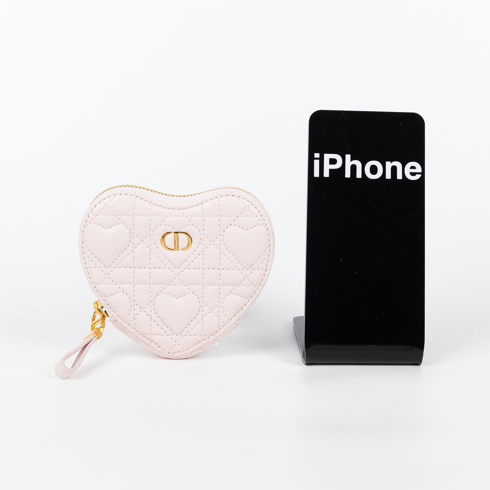 迪奧 CHRISTIAN DIOR Caro 中型 肩背 心形小袋 鏈帶 小牛皮 S5097UNID  原廠盒子/防塵袋/背帶