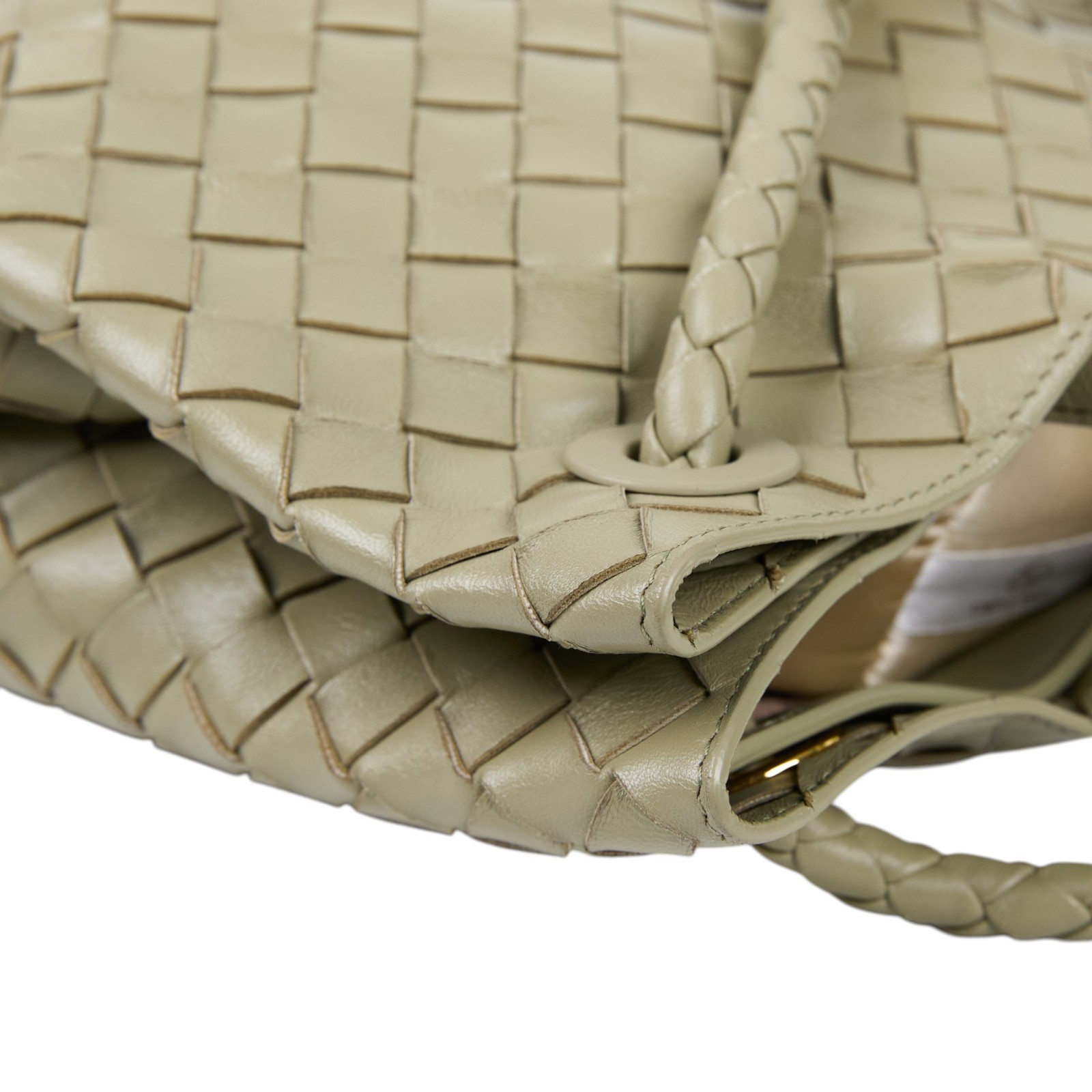 寶緹嘉 BOTTEGA VENETA Medium Andiamo 中型 手提 肩背包 766016VCPP1 灰綠ANDIAMO MEDIUM 無附屬品