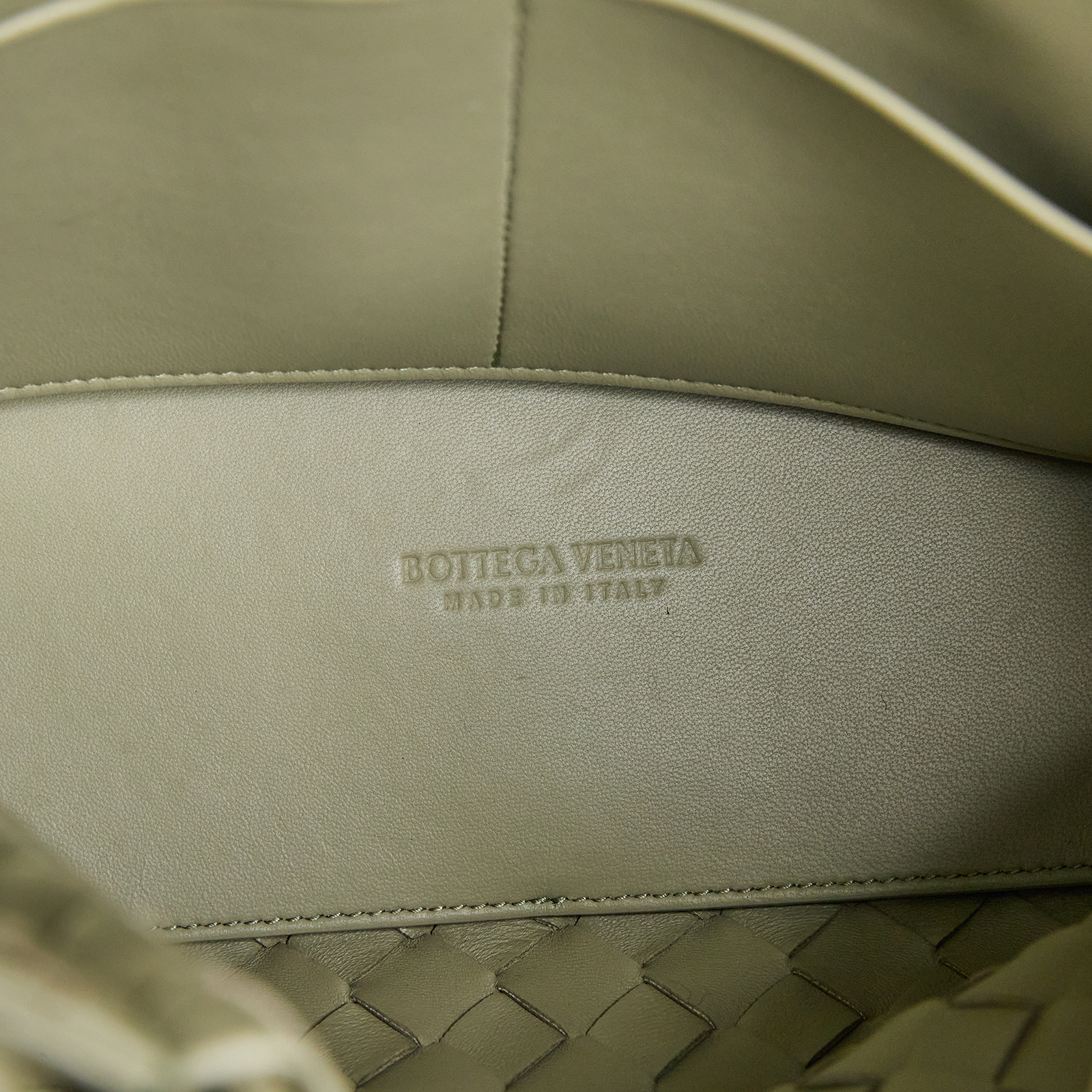 寶緹嘉 BOTTEGA VENETA Medium Andiamo 中型 手提 肩背包 766016VCPP1 灰綠ANDIAMO MEDIUM 無附屬品