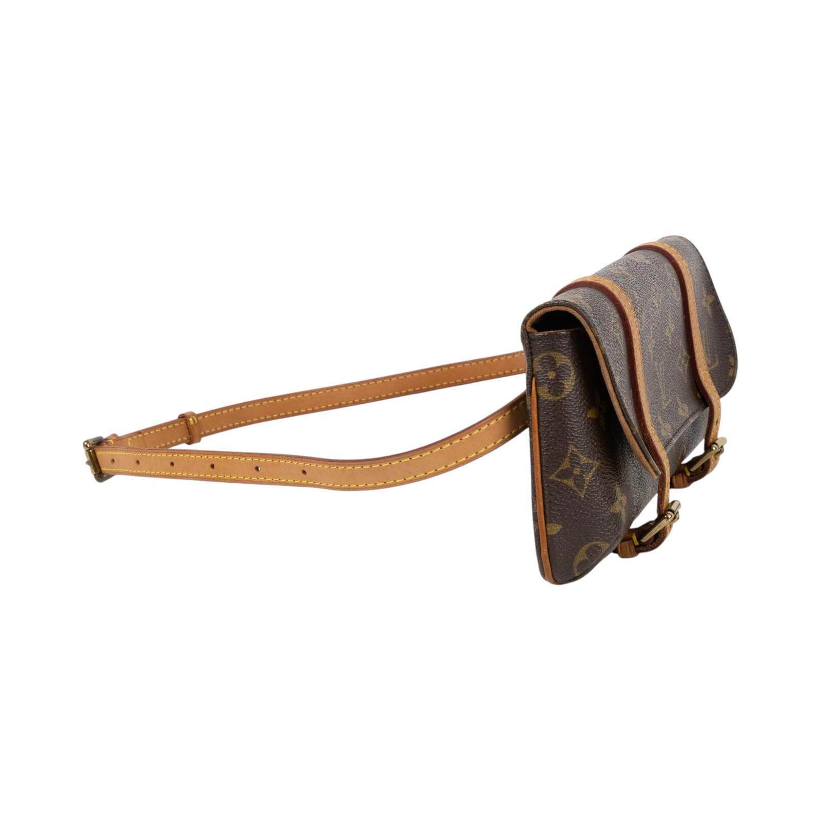 路易威登 LOUIS VUITTON Pochette Marelle 經典帆布 腰包 M51159 原花腰包側背包 Pochette Marelle 背帶