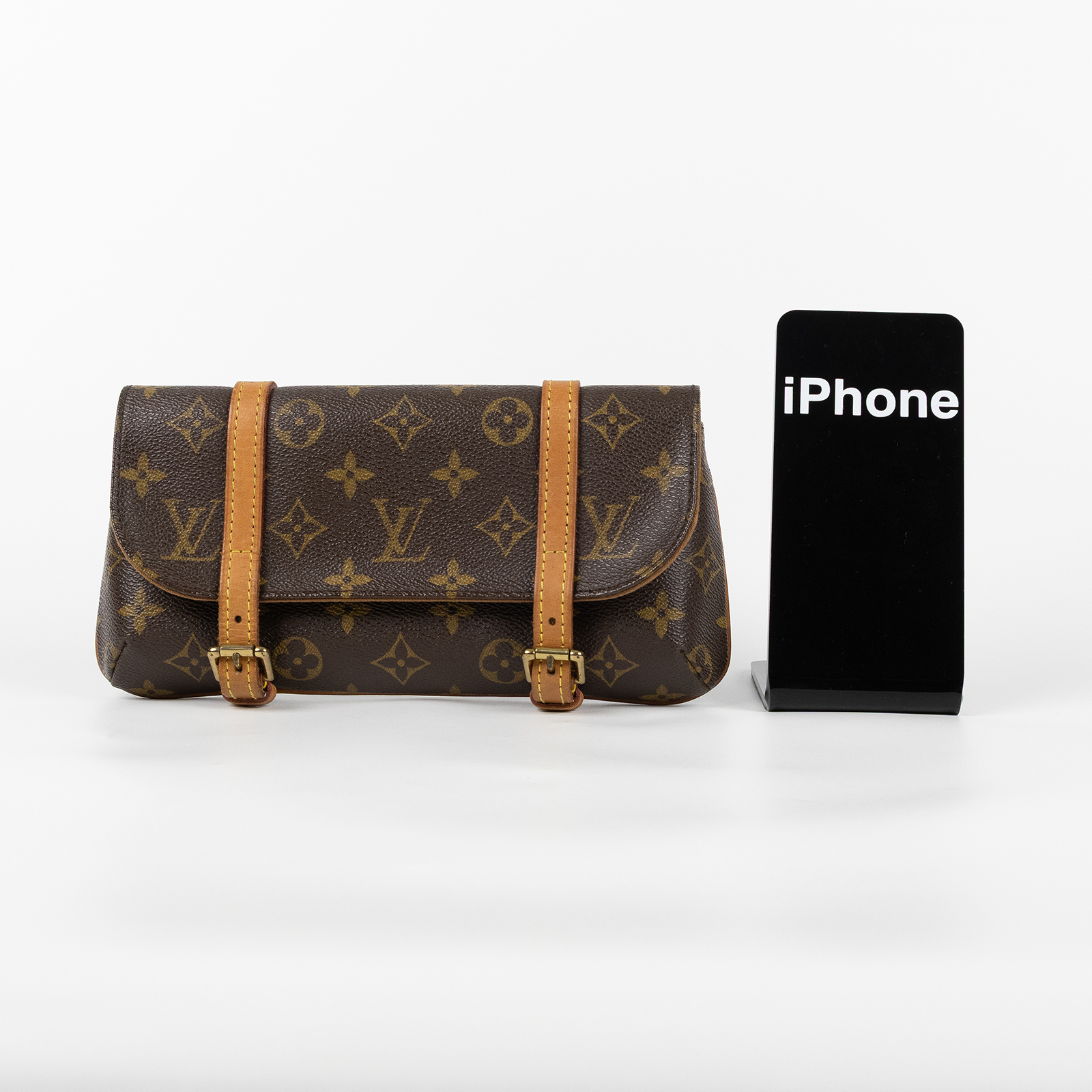 路易威登 LOUIS VUITTON Pochette Marelle 經典帆布 腰包 M51159 原花腰包側背包 Pochette Marelle 背帶