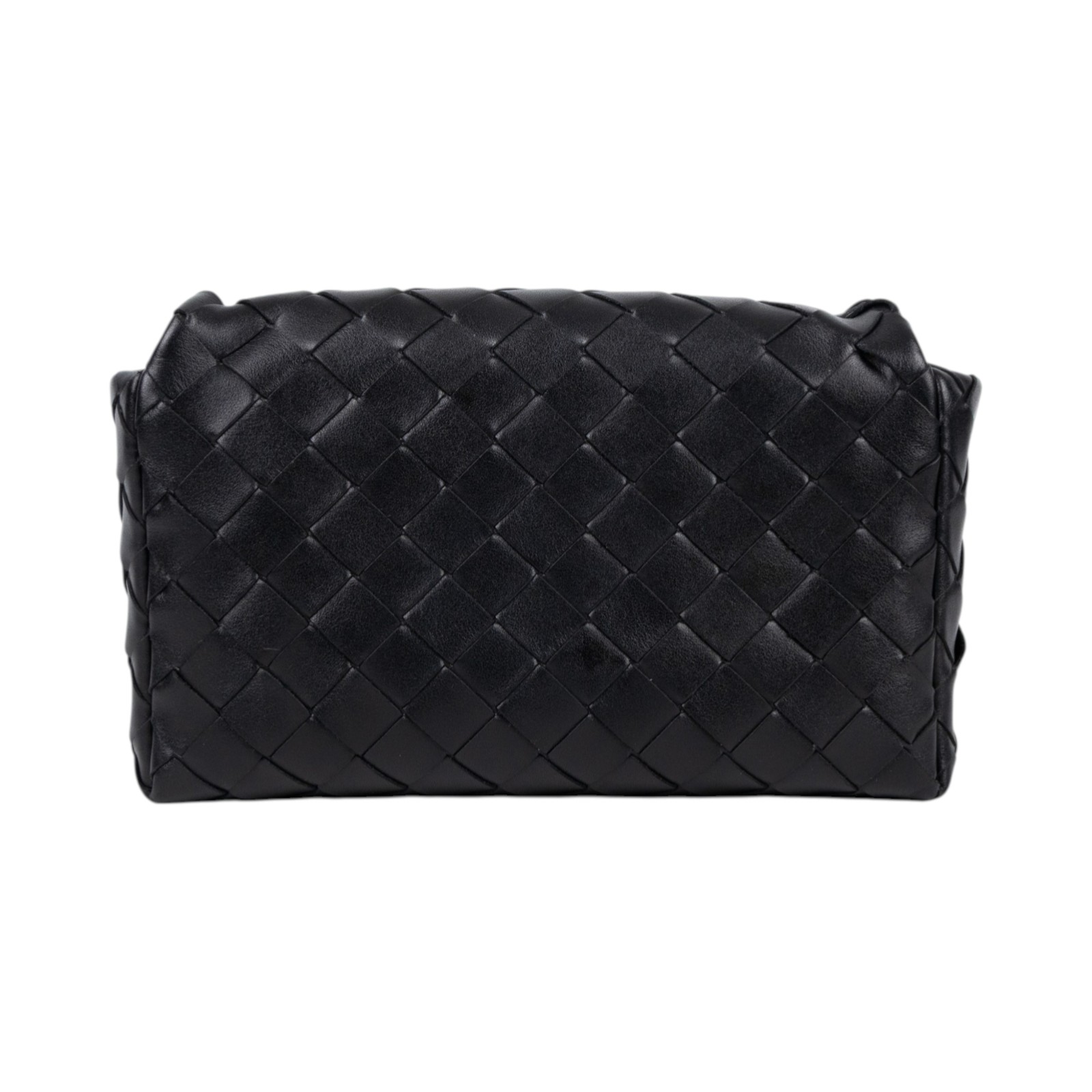 寶緹嘉 BOTTEGA VENETA Intrecciato 翻蓋編織迷你包 857931V2HL0 晶片款 黑INTRECCIATO迷你翻蓋包 無附屬品