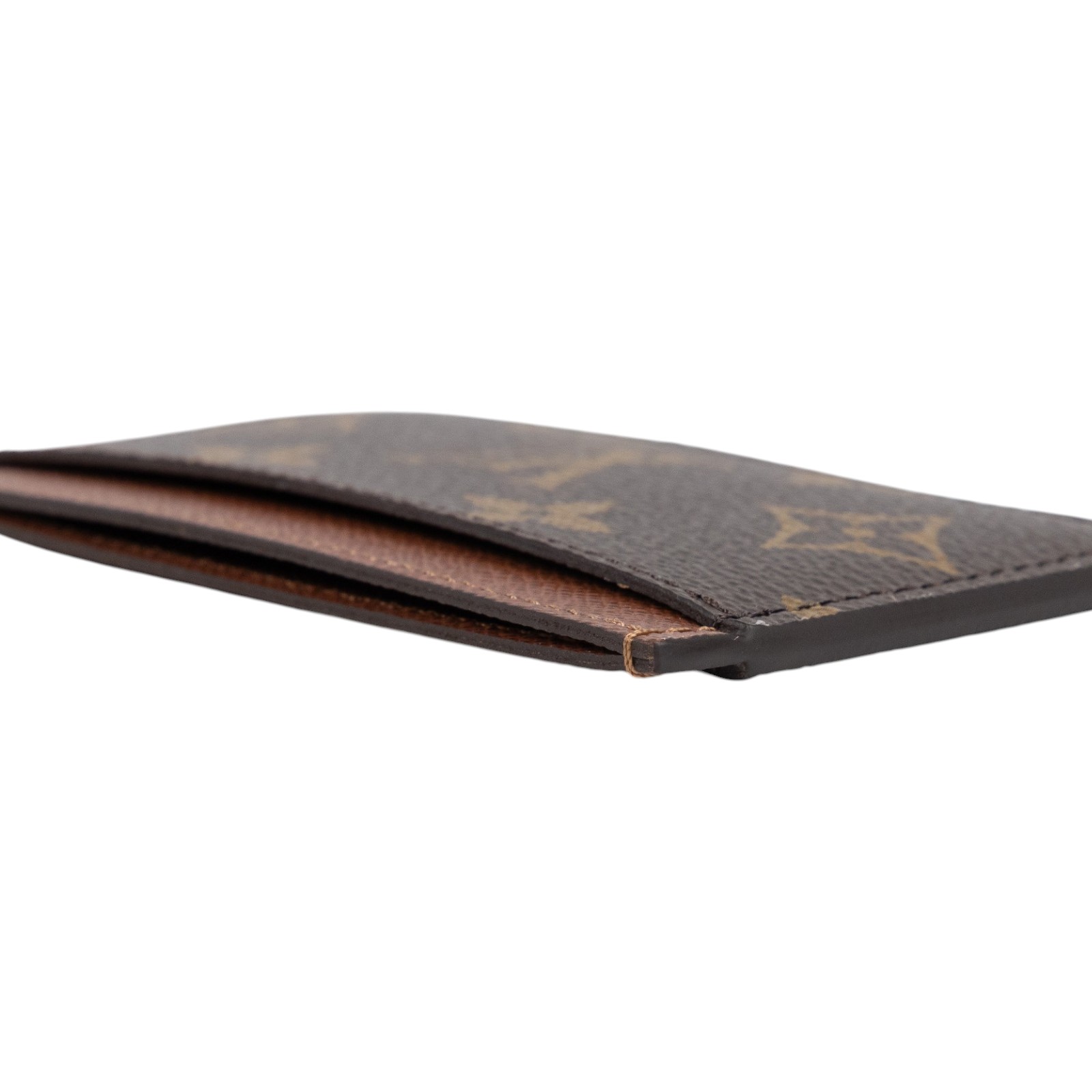 路易威登 LOUIS VUITTON 卡片套 卡夾 Monogram塗層帆布 雅馬邑色 M61733 晶片款 原花卡夾 原廠盒子/防塵袋/購買證明