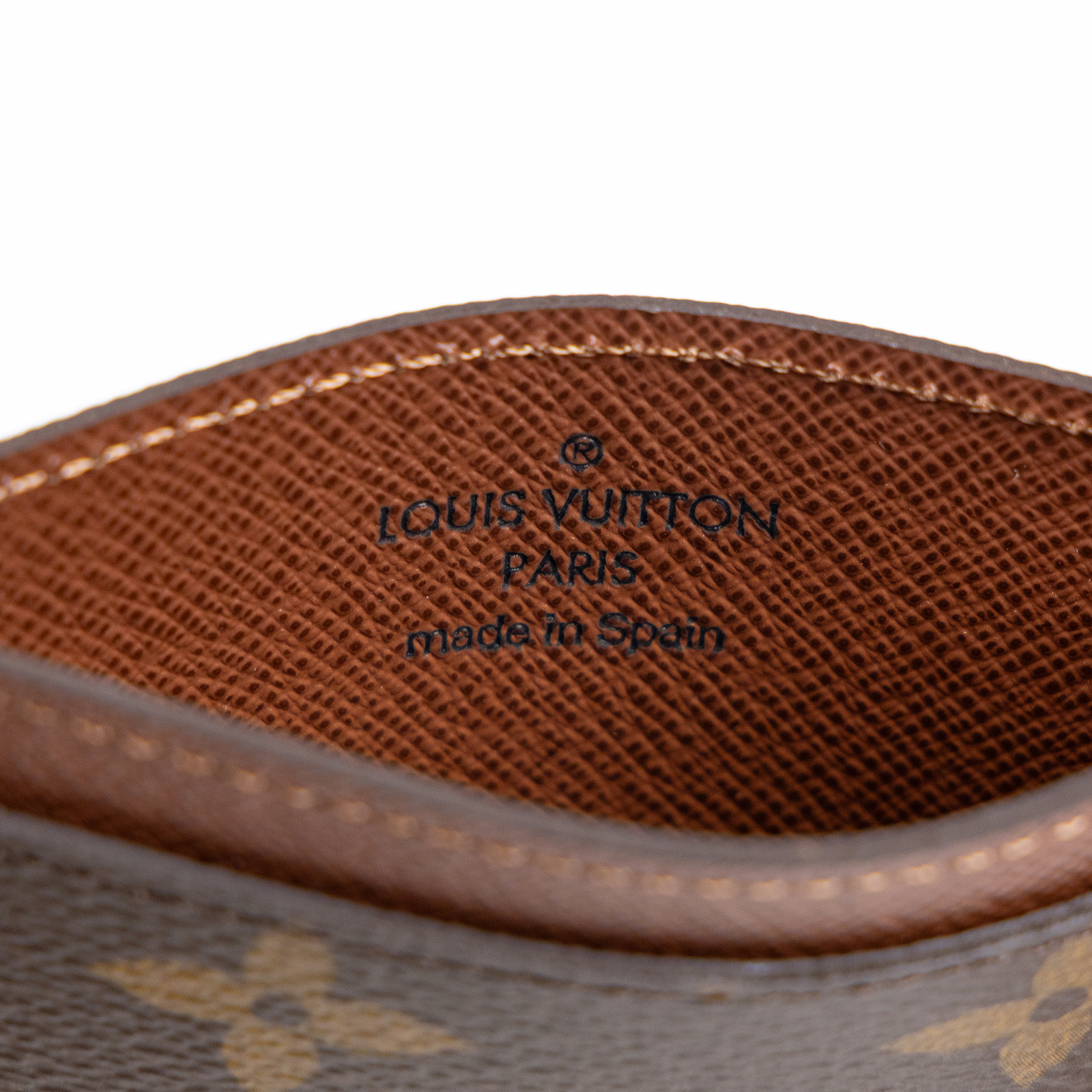 路易威登 LOUIS VUITTON 卡片套 卡夾 Monogram塗層帆布 雅馬邑色 M61733 晶片款 原花卡夾 原廠盒子/防塵袋/購買證明