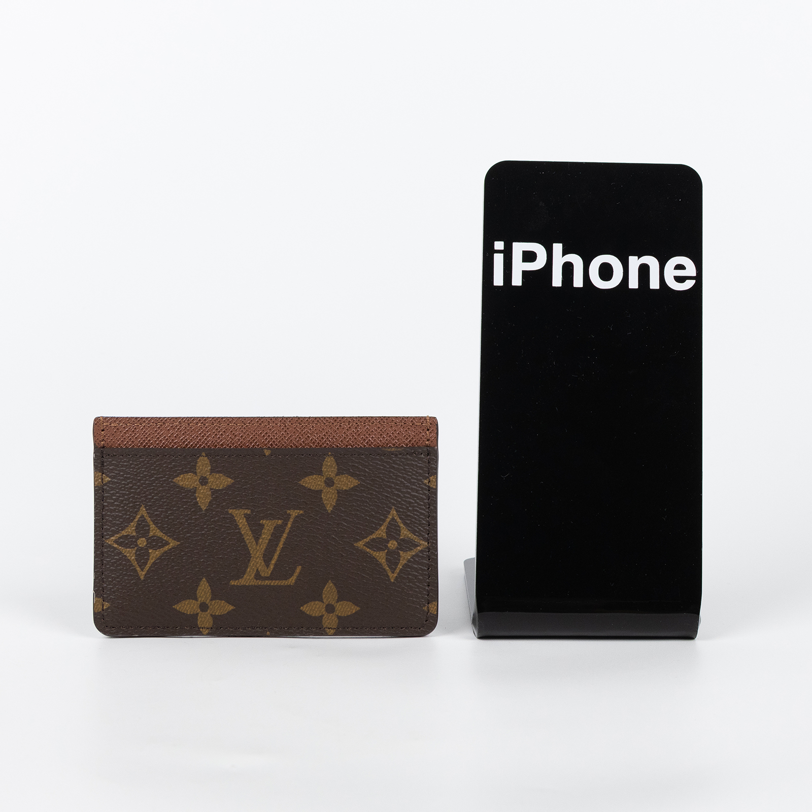 路易威登 LOUIS VUITTON 卡片套 卡夾 Monogram塗層帆布 雅馬邑色 M61733 晶片款 原花卡夾 原廠盒子/防塵袋/購買證明