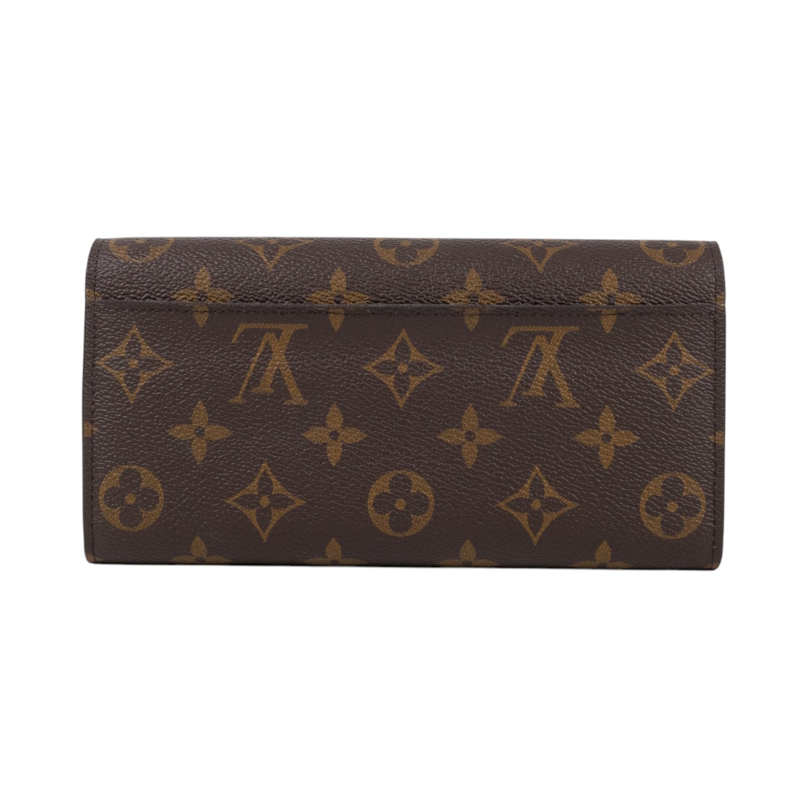 路易威登 LOUIS VUITTON Sarah 錢包 口蓋長夾 棕色 M60531 晶片款 原花SARAH掀蓋長夾 原廠盒子/防塵袋