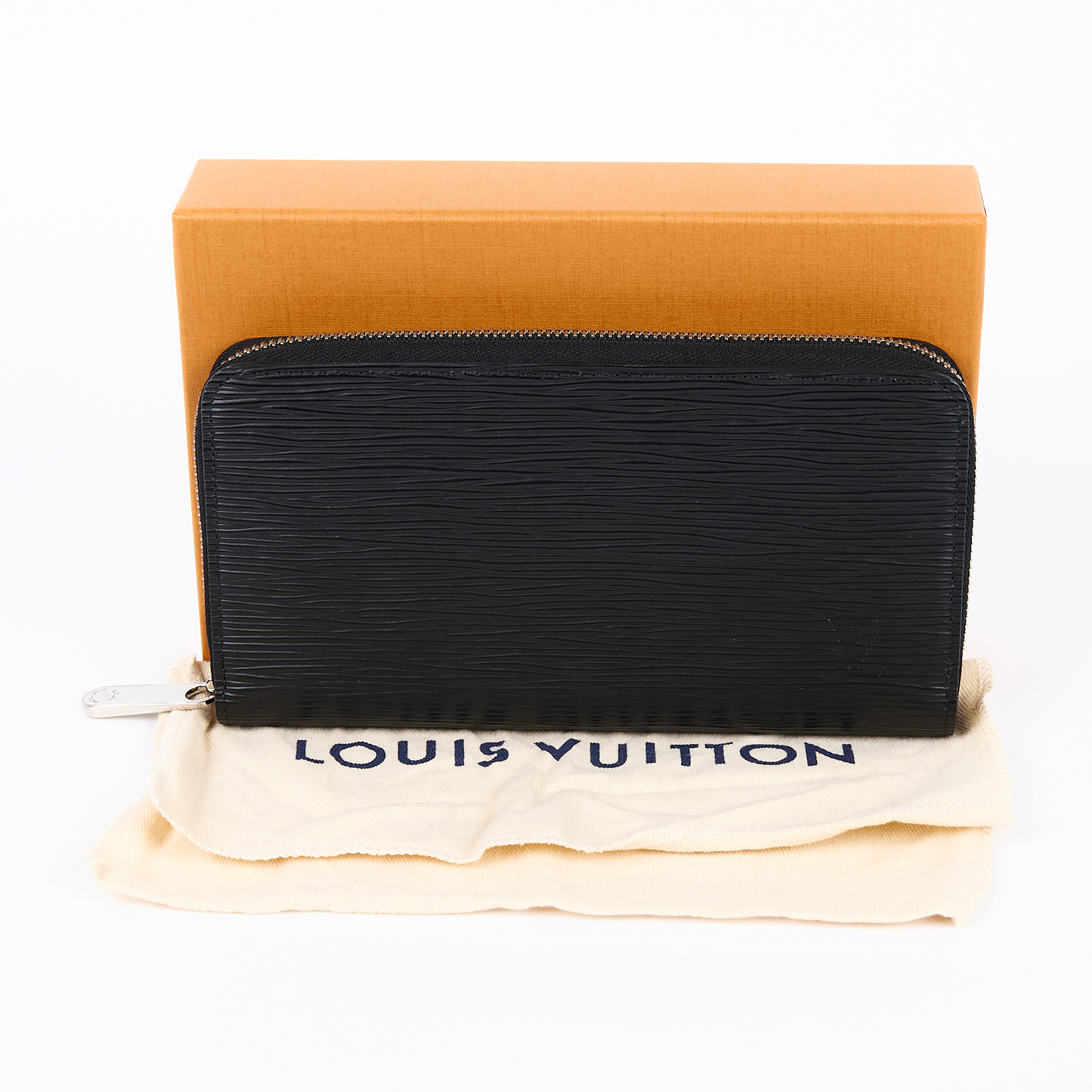 路易威登 LOUIS VUITTON 拉鏈錢包 Épi牛皮 黑色 M61857 晶片款 黑EPI拉鍊長夾 原廠盒子/防塵袋