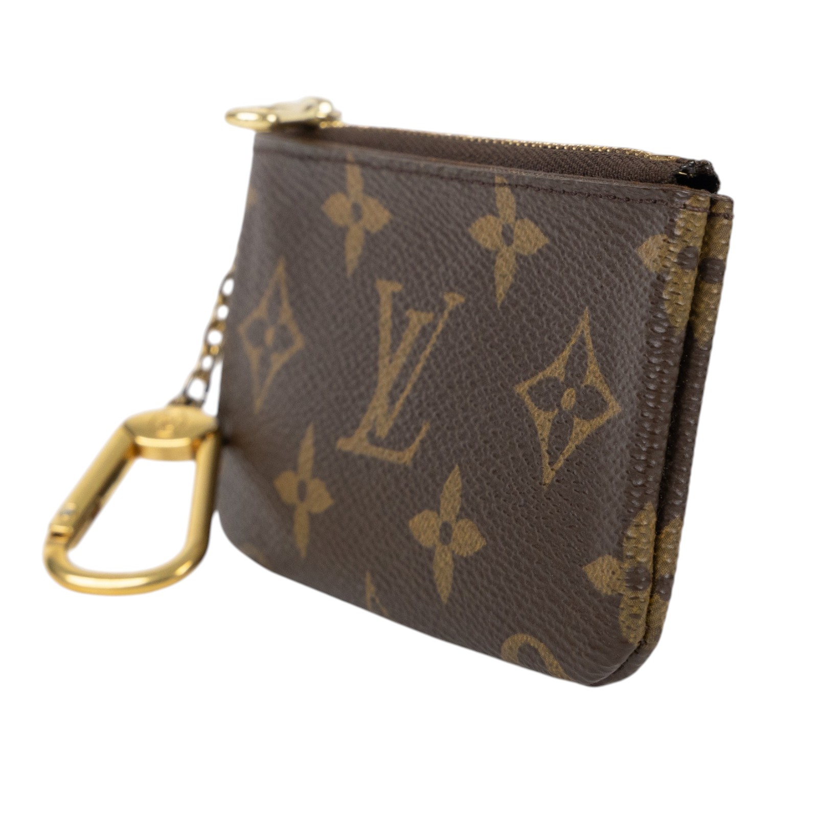 路易威登 LOUIS VUITTON 鑰匙零錢包 吊飾 經典帆布 M62650 原花鑰匙零錢包 無附屬品