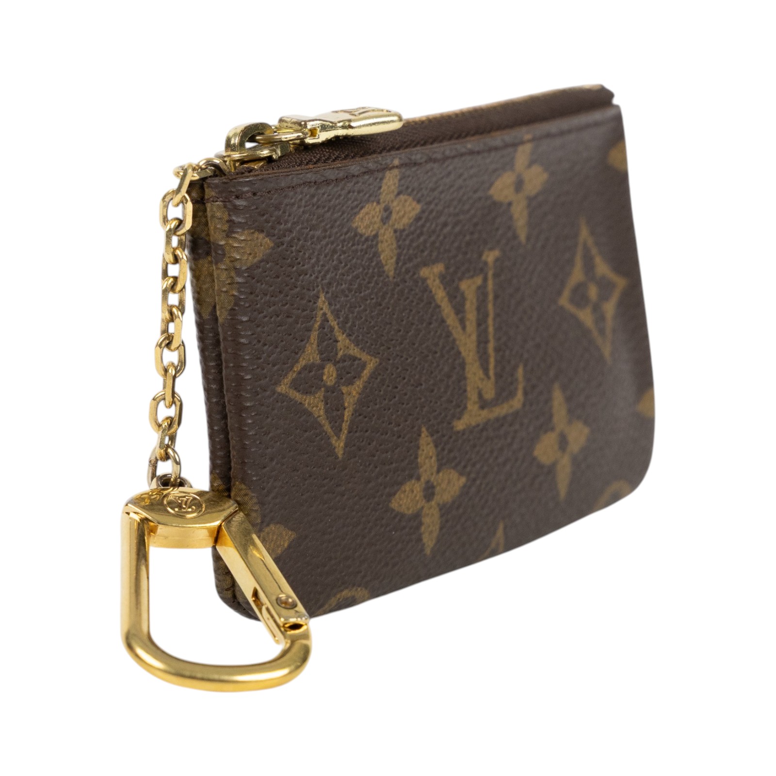 路易威登 LOUIS VUITTON 鑰匙零錢包 吊飾 經典帆布 M62650 原花鑰匙零錢包 無附屬品