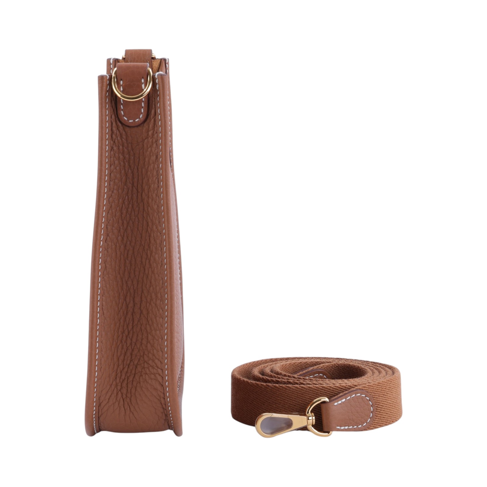 愛馬仕 Hermes Evelyne Bag Mini 伊芙琳包 Evelyne 16 EV16 GMN002 KDI  原廠盒子/防塵袋/背帶