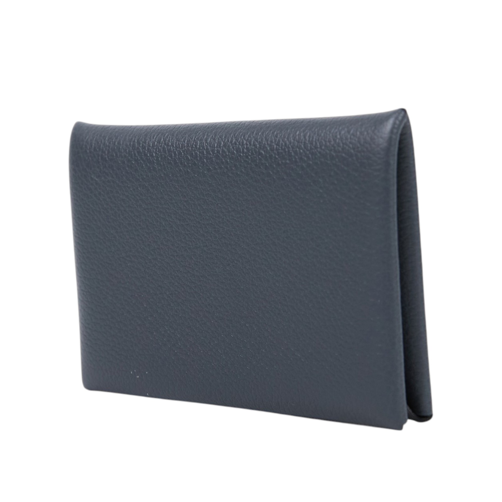 愛馬仕 Hermes Calvi 卡包 銀色五金 霧霾灰色 H064954CKH0 /B AA 012 ZA  原廠盒子