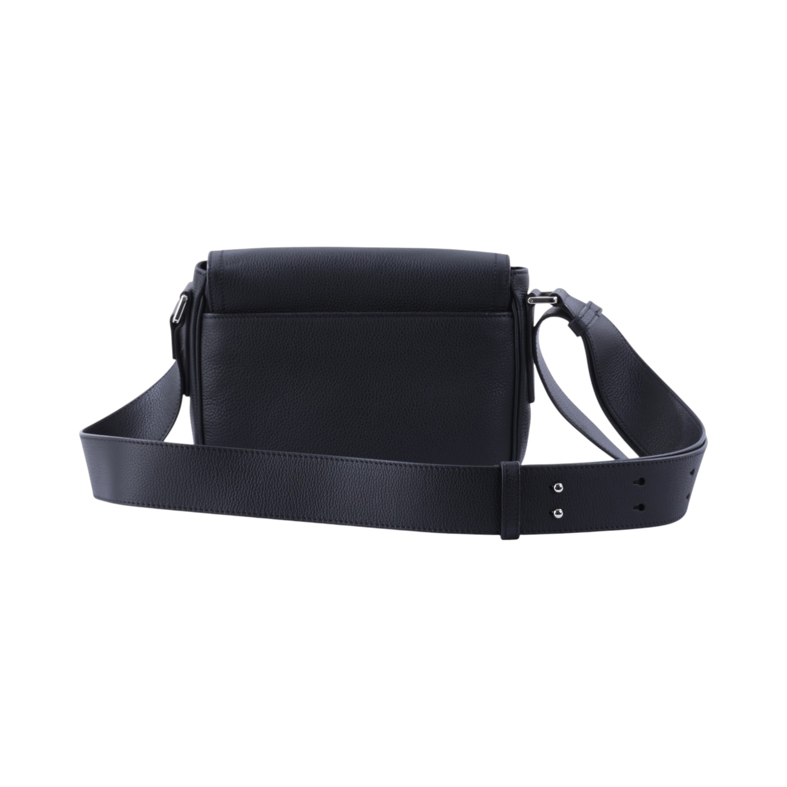 迪奧 CHRISTIAN DIOR Saddle 郵差包 1ADME130YMJ 黑牛皮SADDLE迷你郵差包 防塵袋