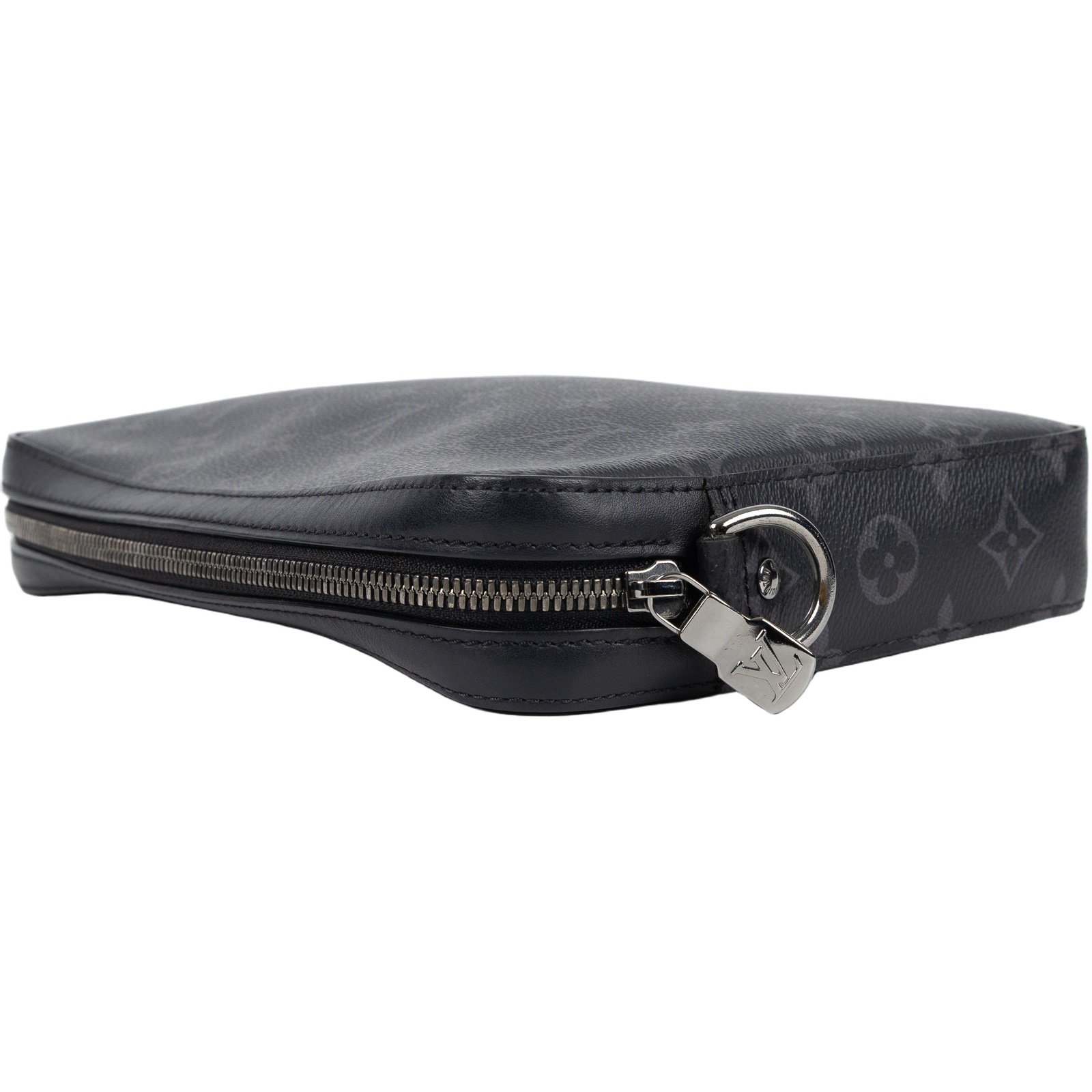 路易威登 LOUIS VUITTON Trio 郵差包 Eclipse帆布 黑色 灰色 M69443 晶片款  原廠盒子/防塵袋/背帶/子包2