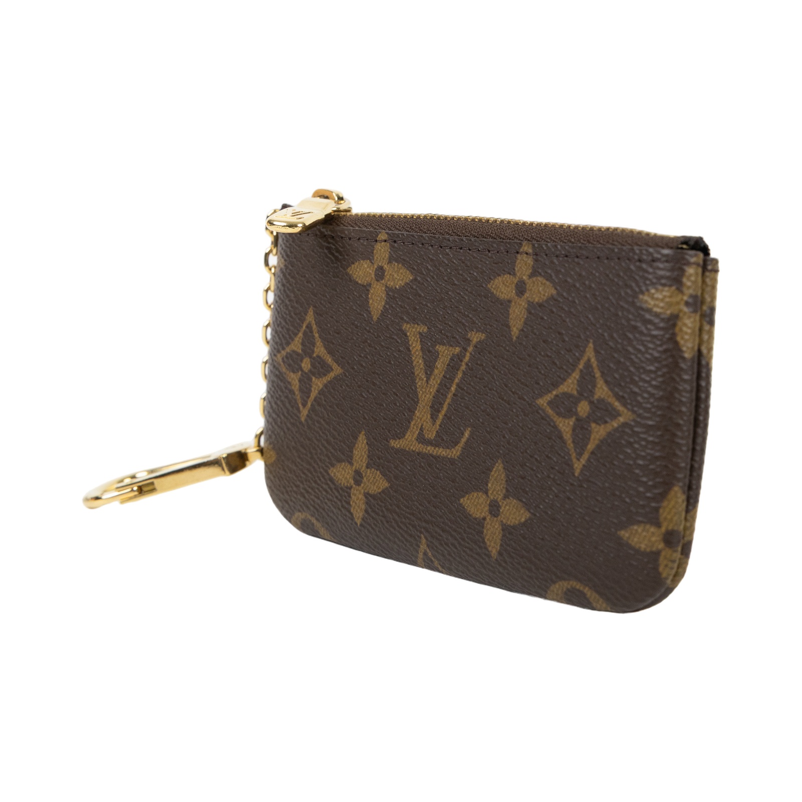 路易威登 LOUIS VUITTON 鑰匙零錢包 吊飾 經典帆布 M62650 原花拉鍊鑰匙包 原廠盒子/防塵袋