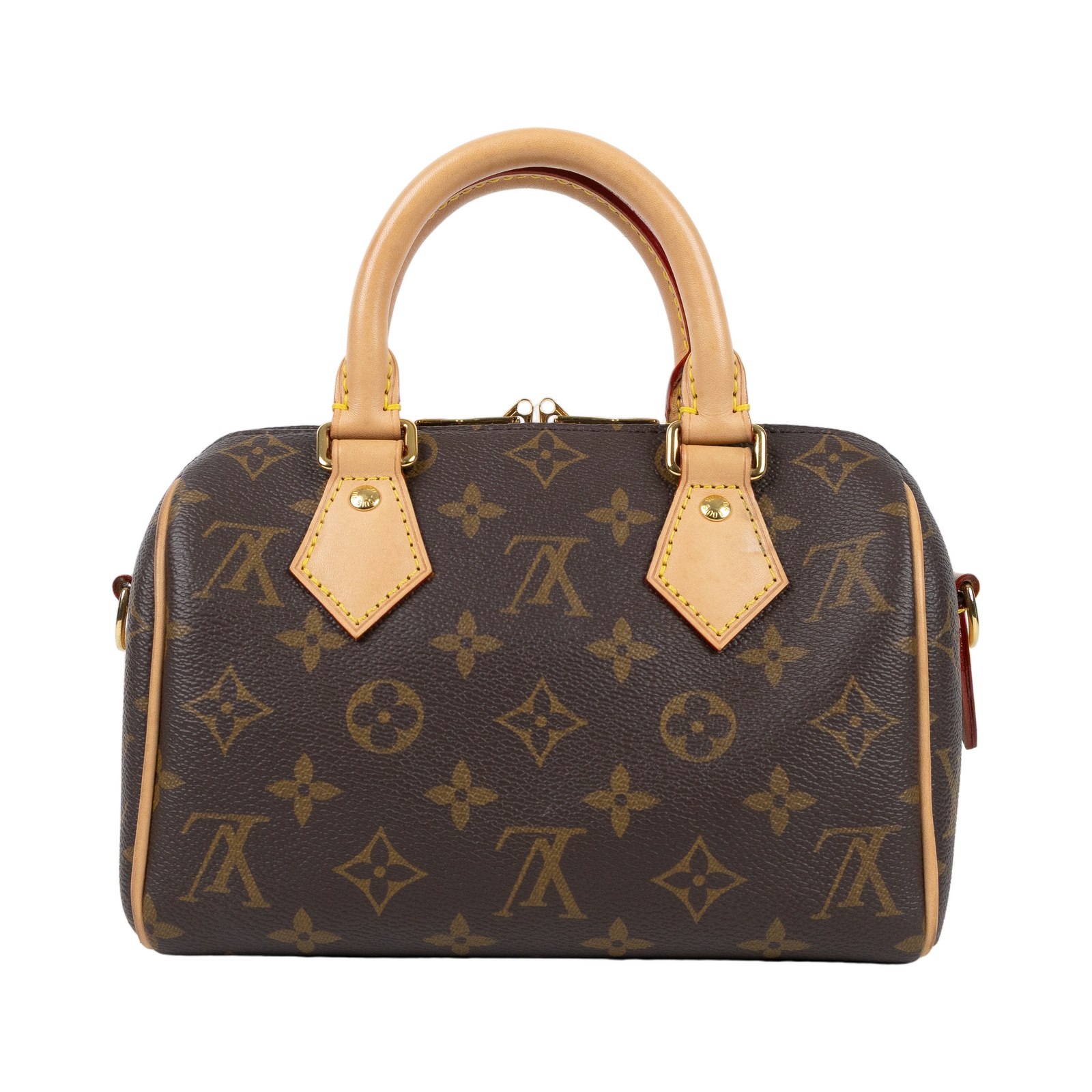 路易威登 LOUIS VUITTON Speedy Bandoulière  20 原花 手提 斜背 波士頓包 黑色 M46234 晶片款  防塵袋/原廠盒子/購買證明/鎖組/背帶
