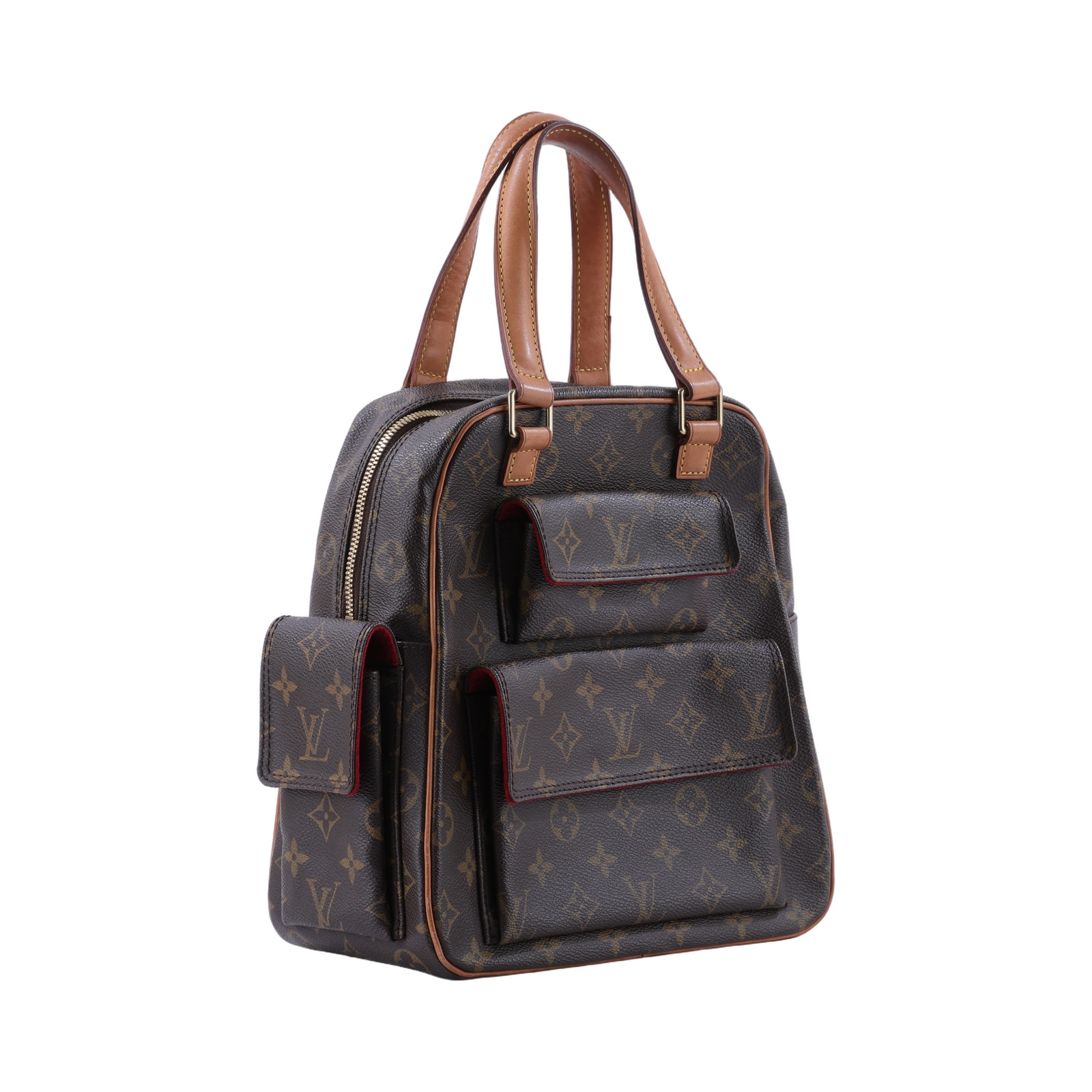 路易威登 LOUIS VUITTON Excentri Cite 口袋 手提包 M51161 原花雙口袋手提包 無附屬品